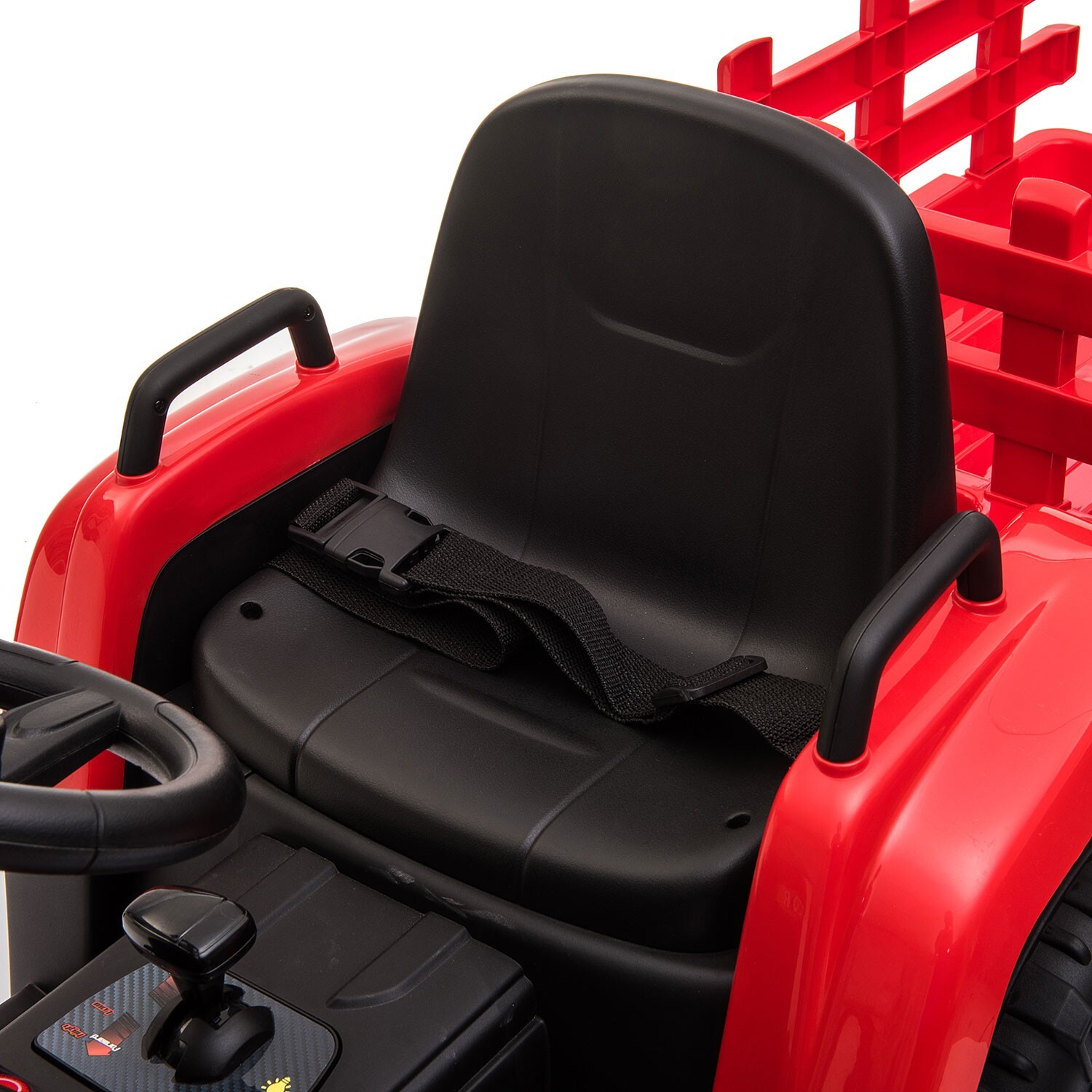 Kids Ride On Tractor with Trailer 12V Battery Powered Toy