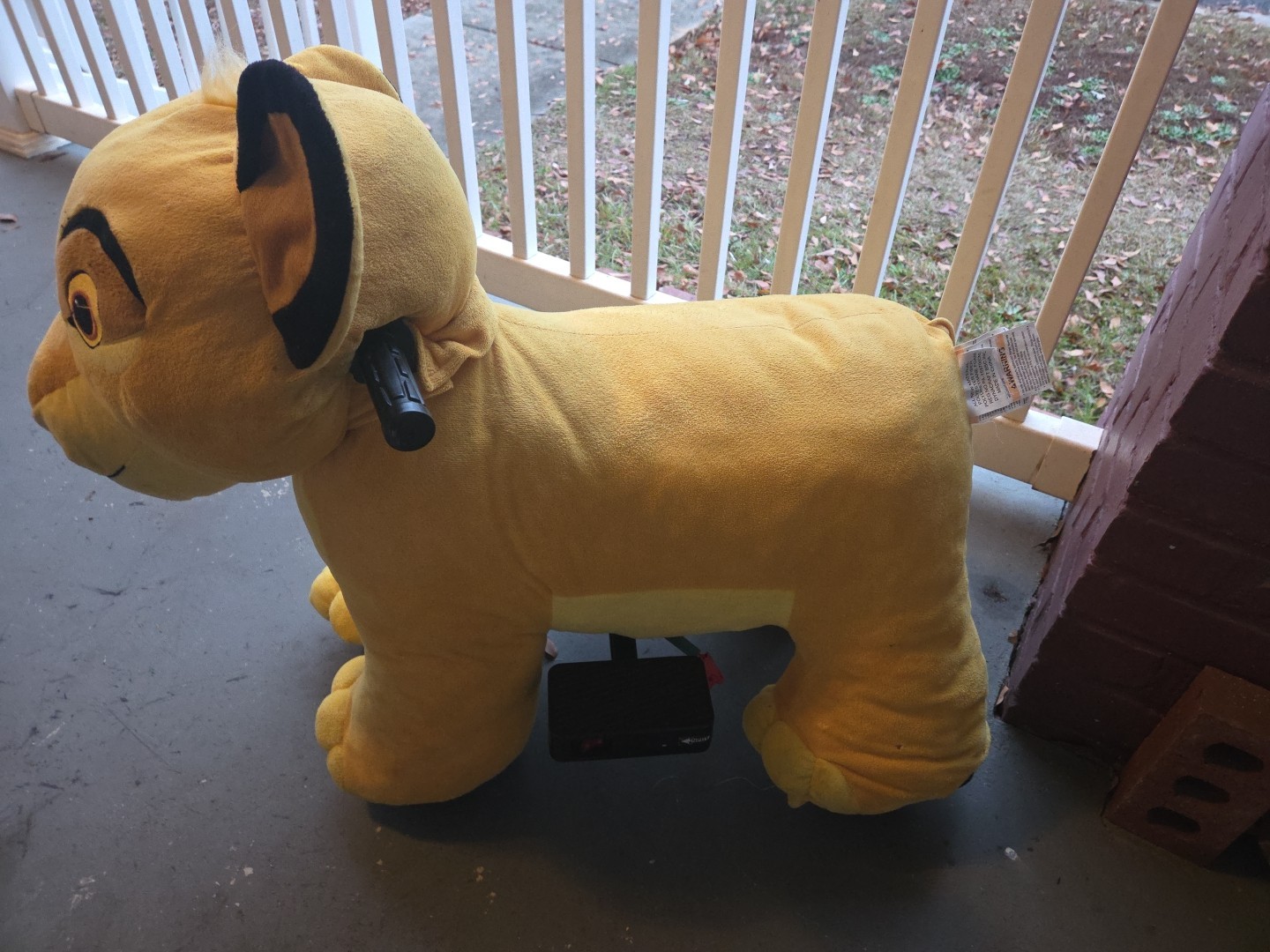 Lion King 6 Volt Cub Simba Plush Ride On By Dynacraft With New Battery