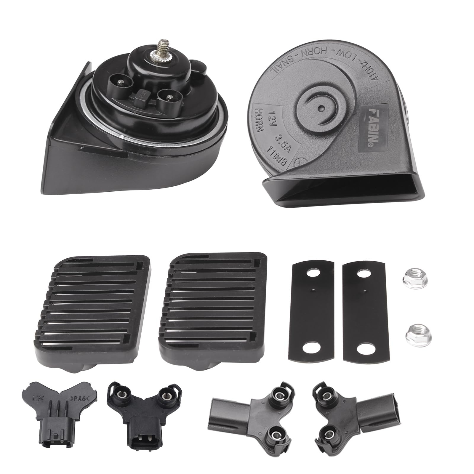 “12V Waterproof Snail Horn Loud 125db High/Low Tune for Hyundai Vehicles”