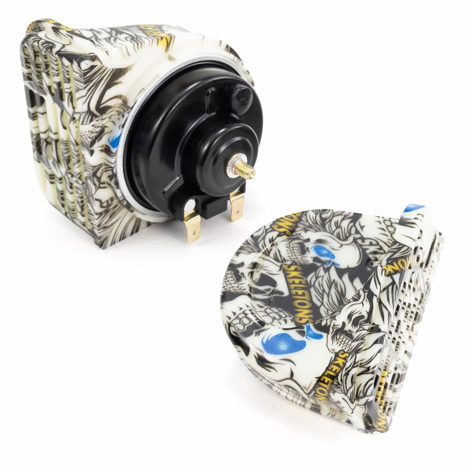 Train Horns for Trucks Snail Horn for Motorcycle 12V Train Sound Car Horn Kit…