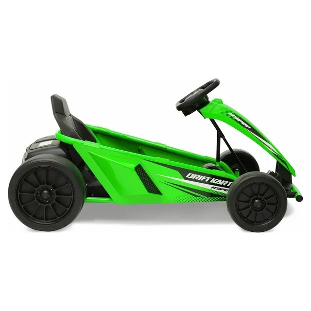 Drift Go Kart Ride On 24V Battery-Powered Vehicle, Ages 8+, Green