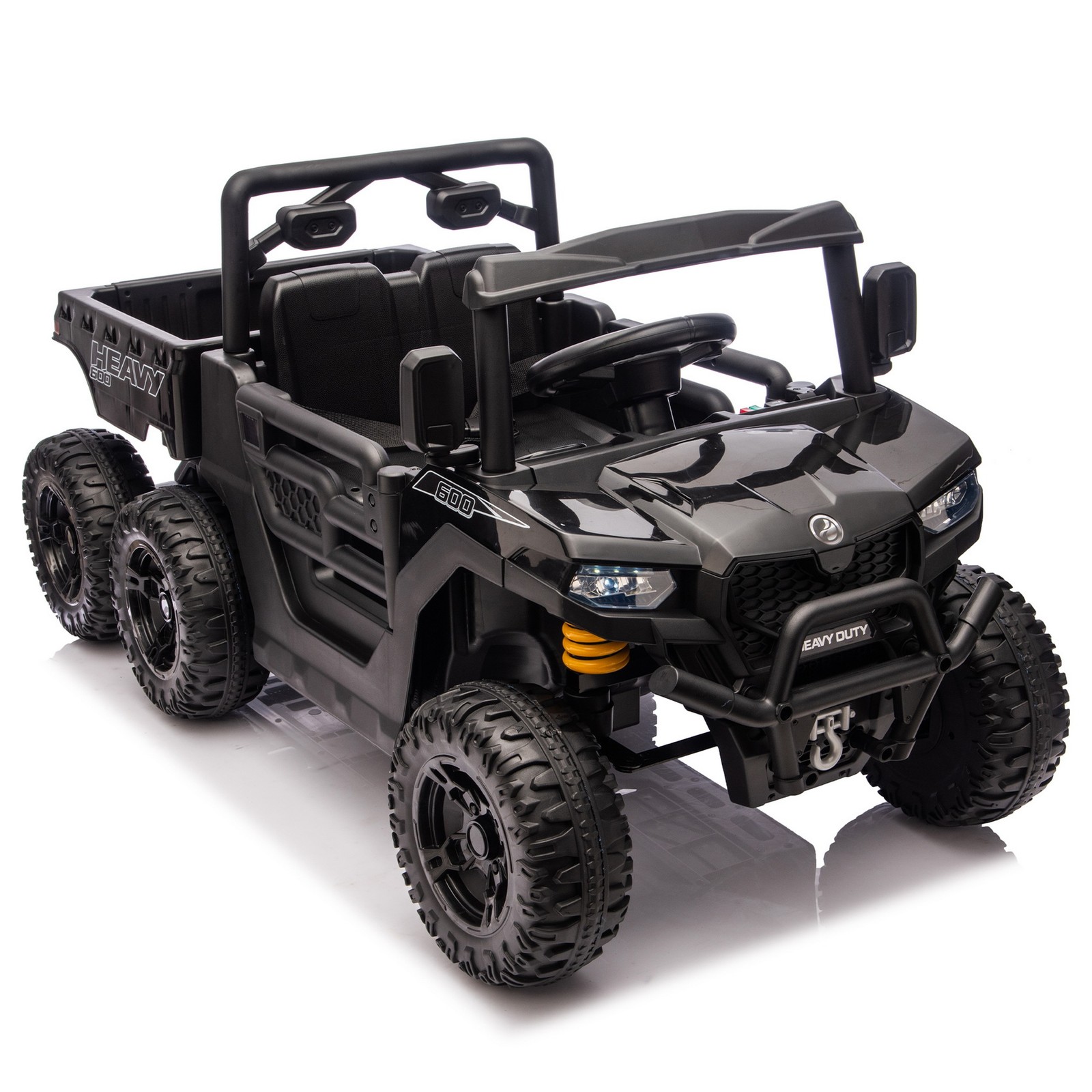 24V 440W Kids Ride on Dump Truck UTV Toy Car 4WD 6-Wheels Parent Control Music