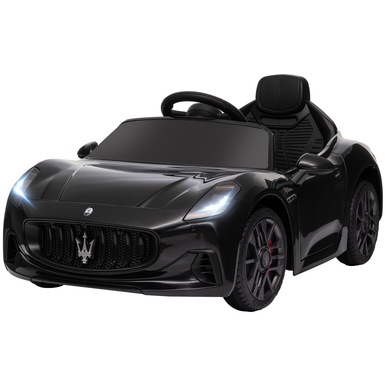 Maserati Licensed 12V Kids Electric Car w/ Remote Control, Soft Start, LED Light