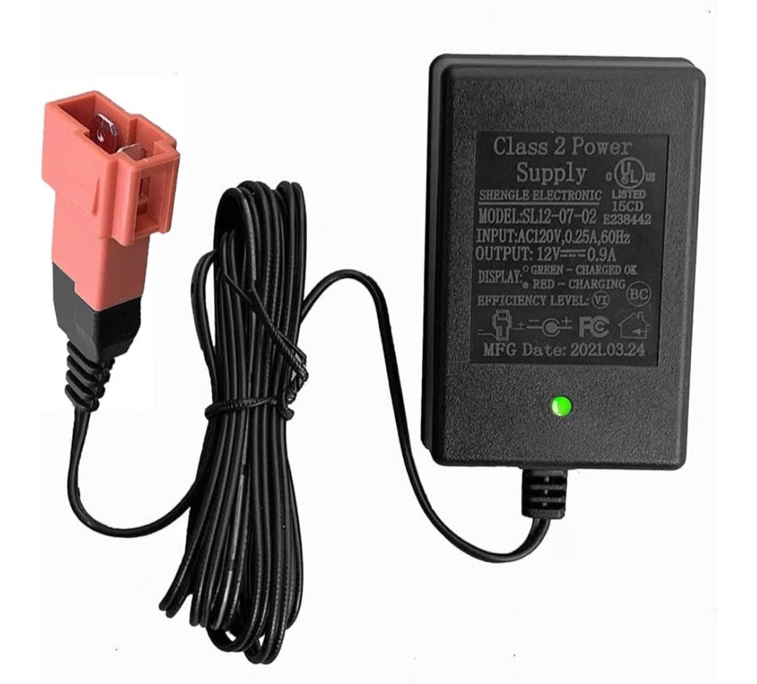 12V Charger for Kids’ Ride-On Cars -12Volt Battery Charger for Kids Ride On Toys