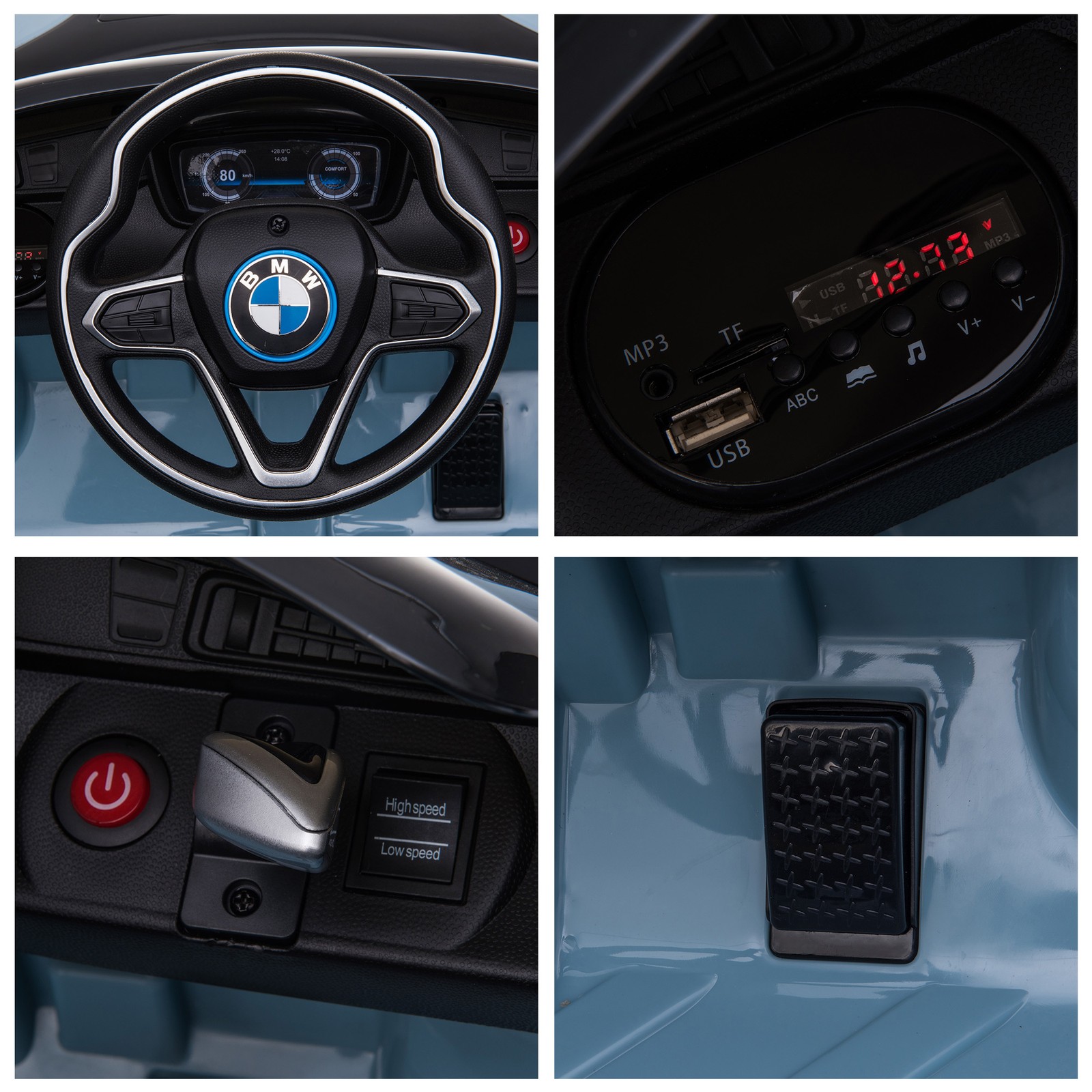 Licensed BMW I8 Coupe 6V Electric Kids Ride-On Car