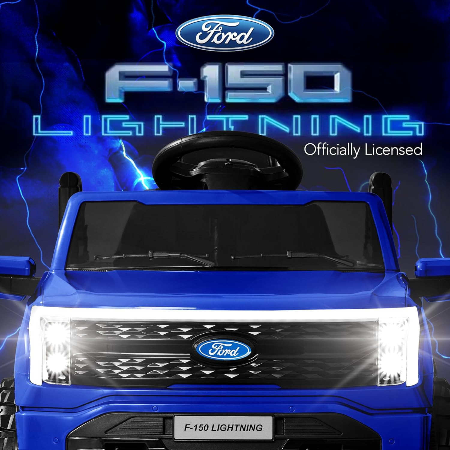 Best Choice Products Licensed Ford F-150 Lightning Truck Kids 12V Electric Ride