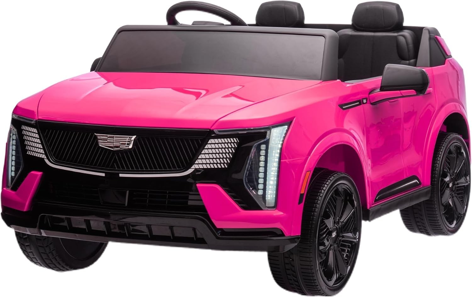 Electric 24V Battery Kids Ride On Truck Car 2-Seater Vehicle w/Remote, LED Light