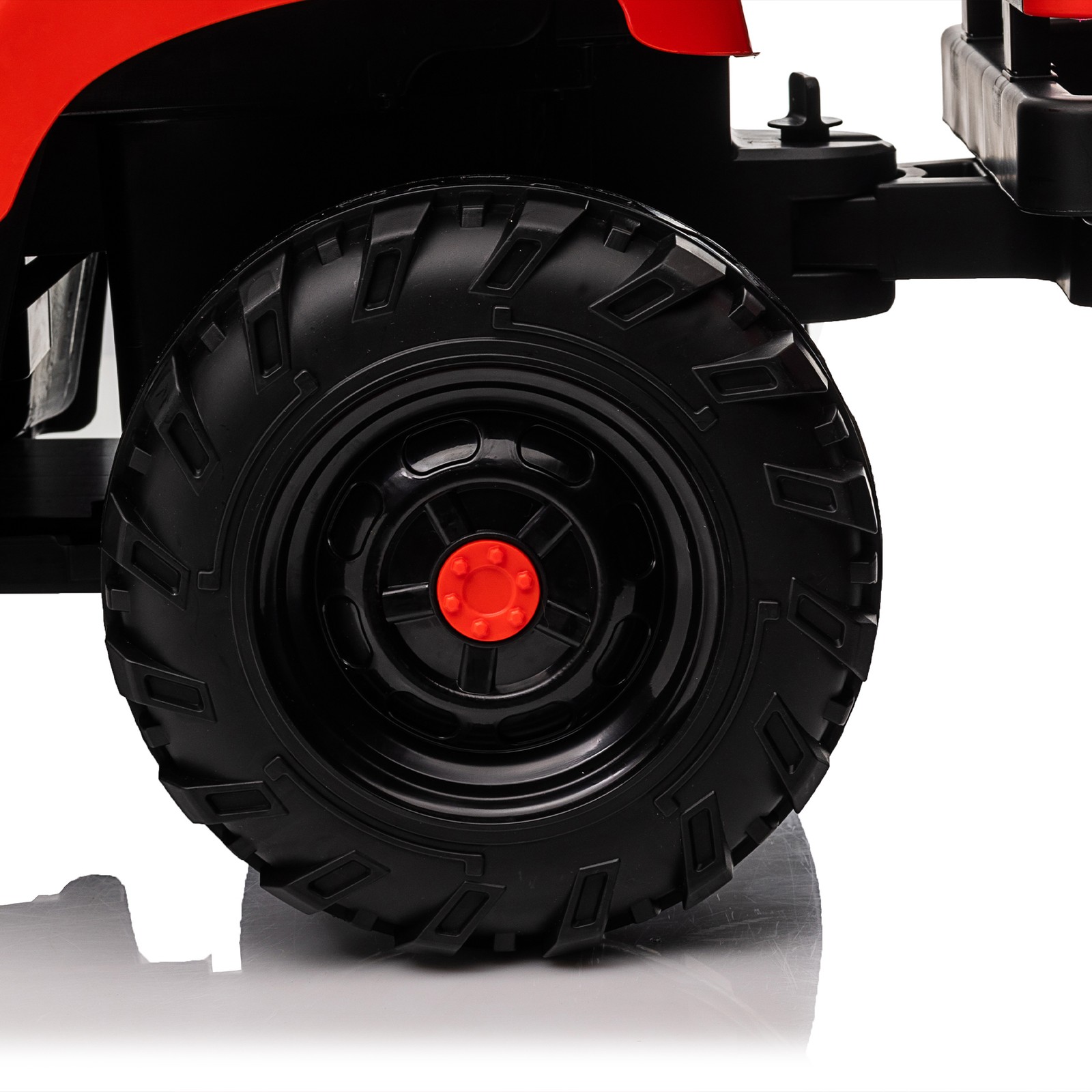 Ride on Tractor 24V 400W Powered Electric Tractor Toy electric car for kids Red