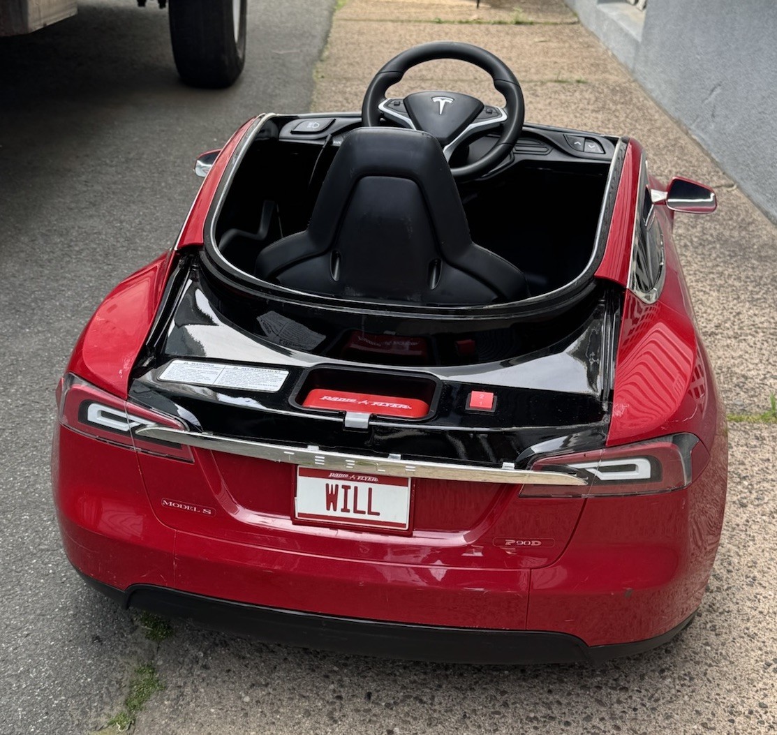 Radio Flyer Tesla Model S Electric Car – Works – W/ Charger