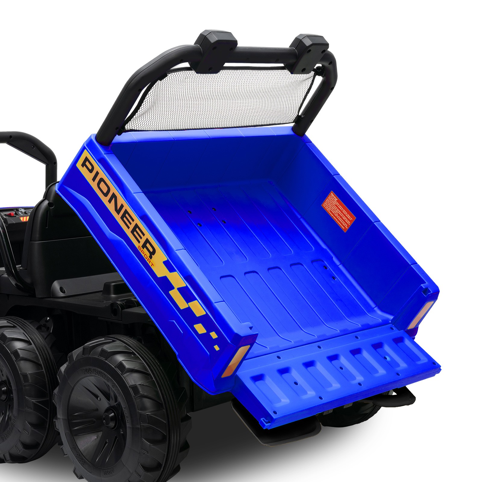24V 2 Seater Ride on Dump Truck 4WD 6-Wheel Electric Car w/Remote Dump Bed Gift