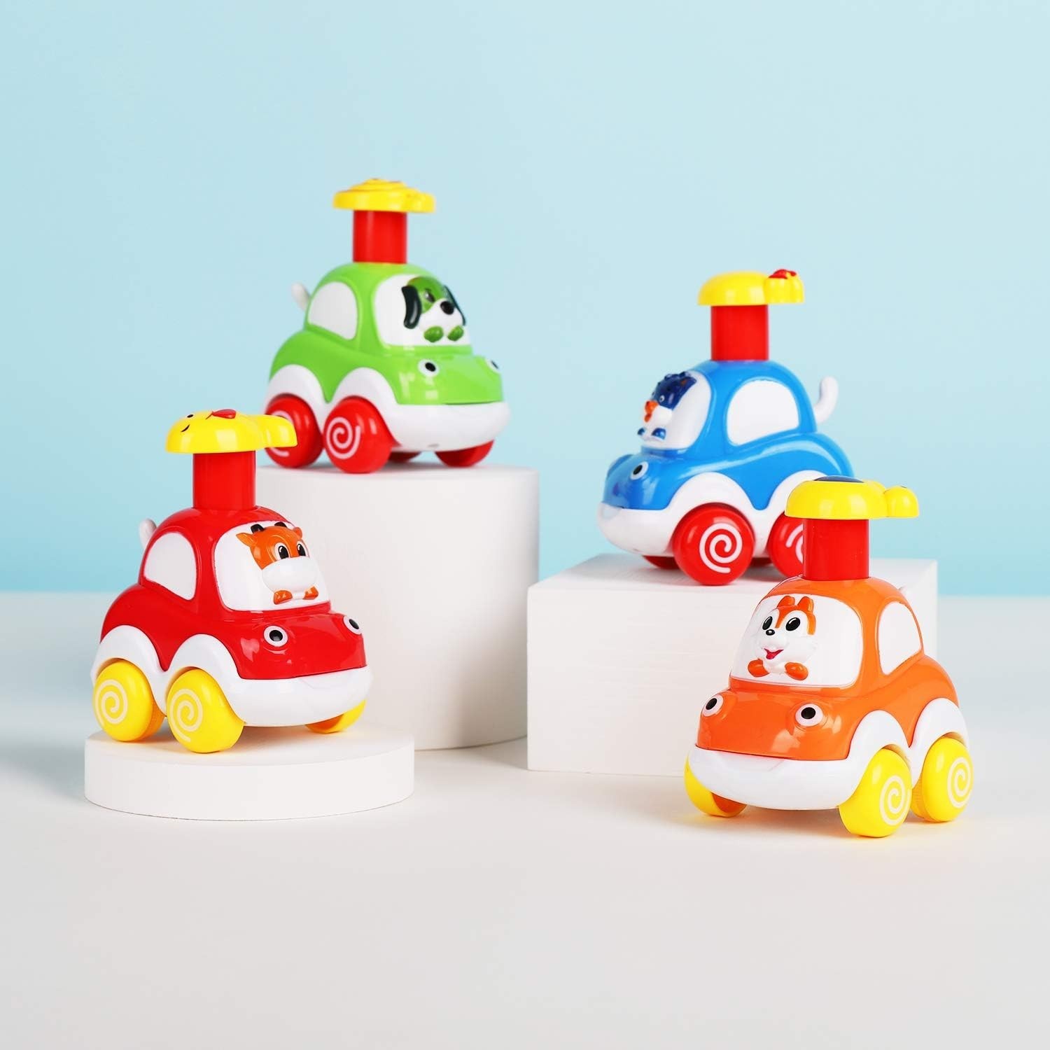 Bright and Safe Animal Car Toys – Perfect Gifts for Toddlers 1-2