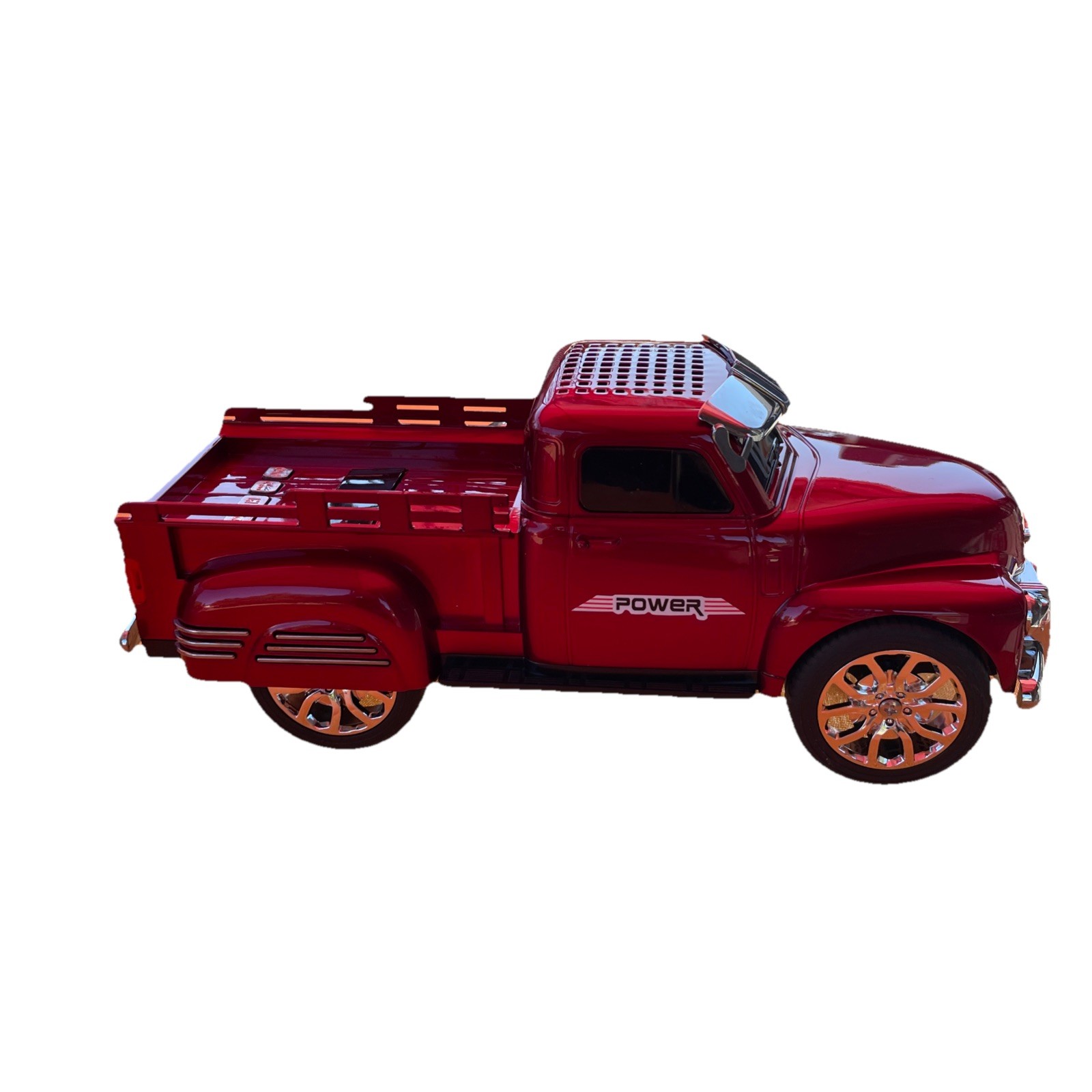 New -FM Radio -Bluetooth Speaker-Red Truck – RED TRK-5300BT Rechargeable Battery