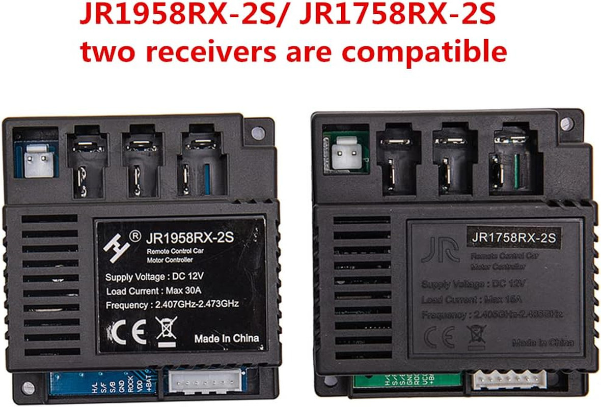 JR1958RX-2S 12V Kids Powered Ride on Car 2.4G Receiver Controller Control Box Ac