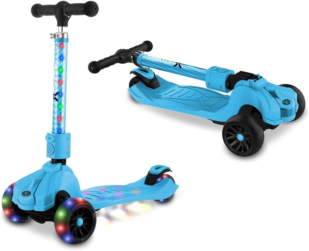 NEW HOVER-1 ZIGGY LED KidKick Scooter Folding Portable Lightweight FREE SHIPPING