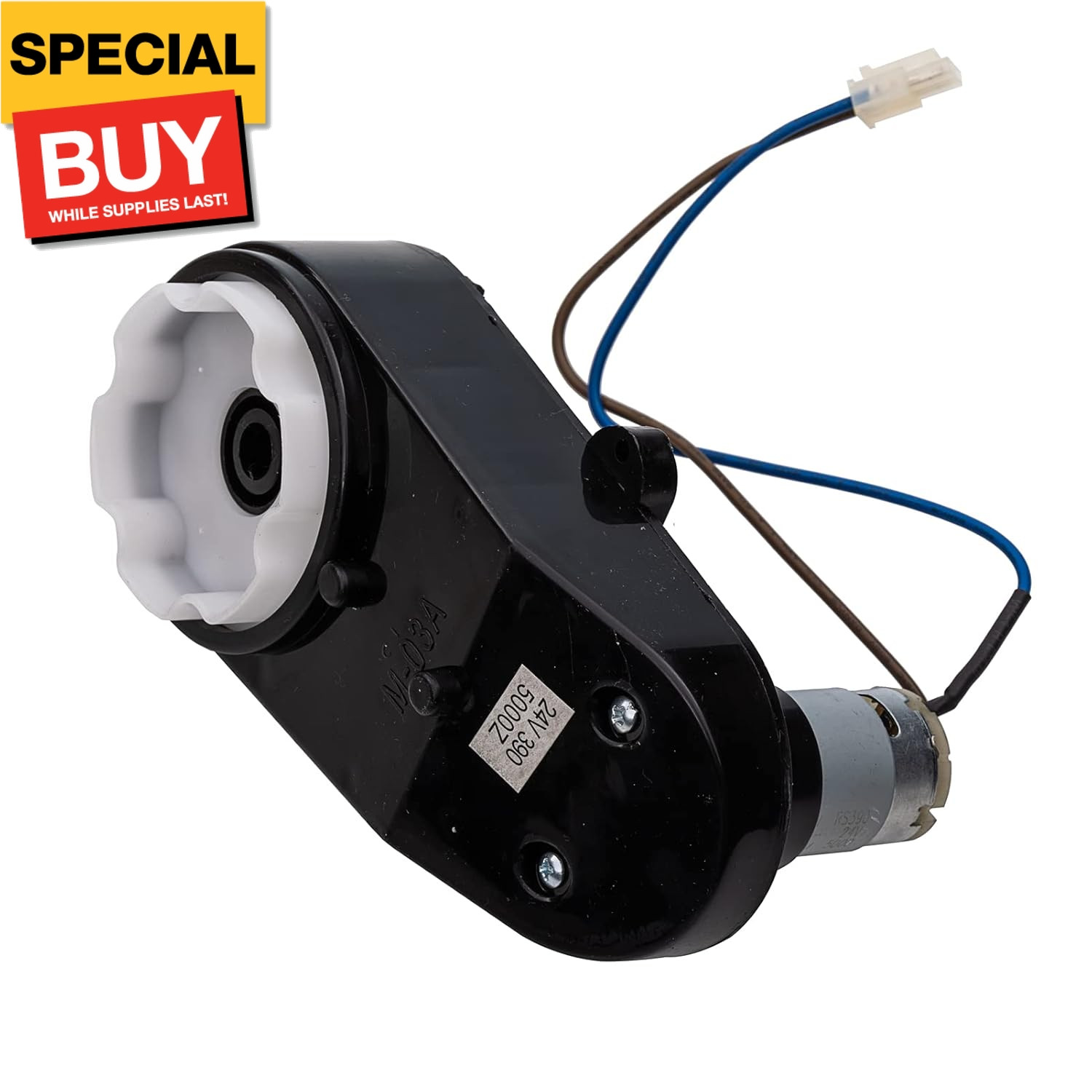 Steering Gearbox with Motor RS390 24 Volt 5000 Aperture 0.39in Motor Steering Mo