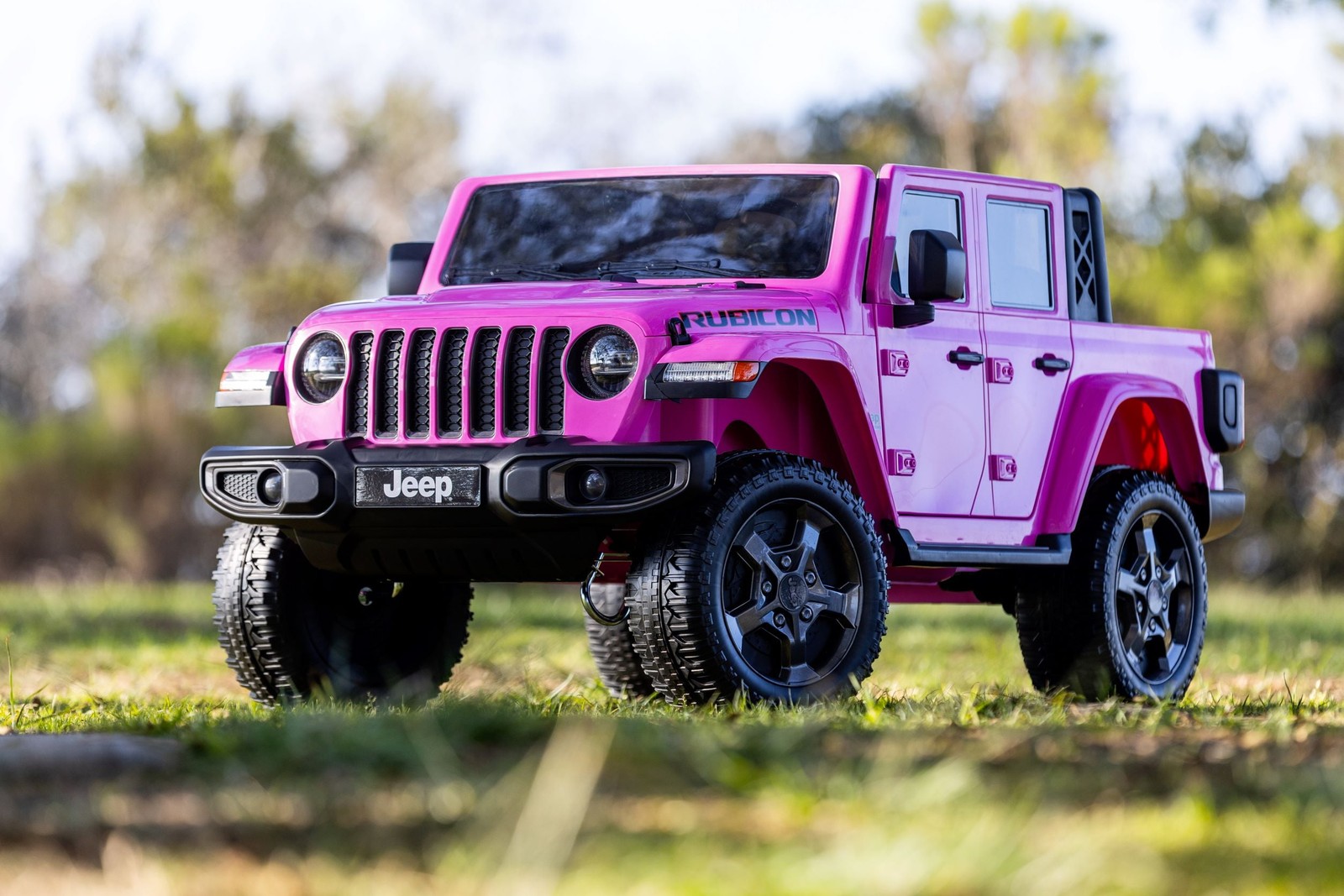 12 volt Jeep Gladiator Battery Powered Ride On Vehicle, Pink, Gray or Blue