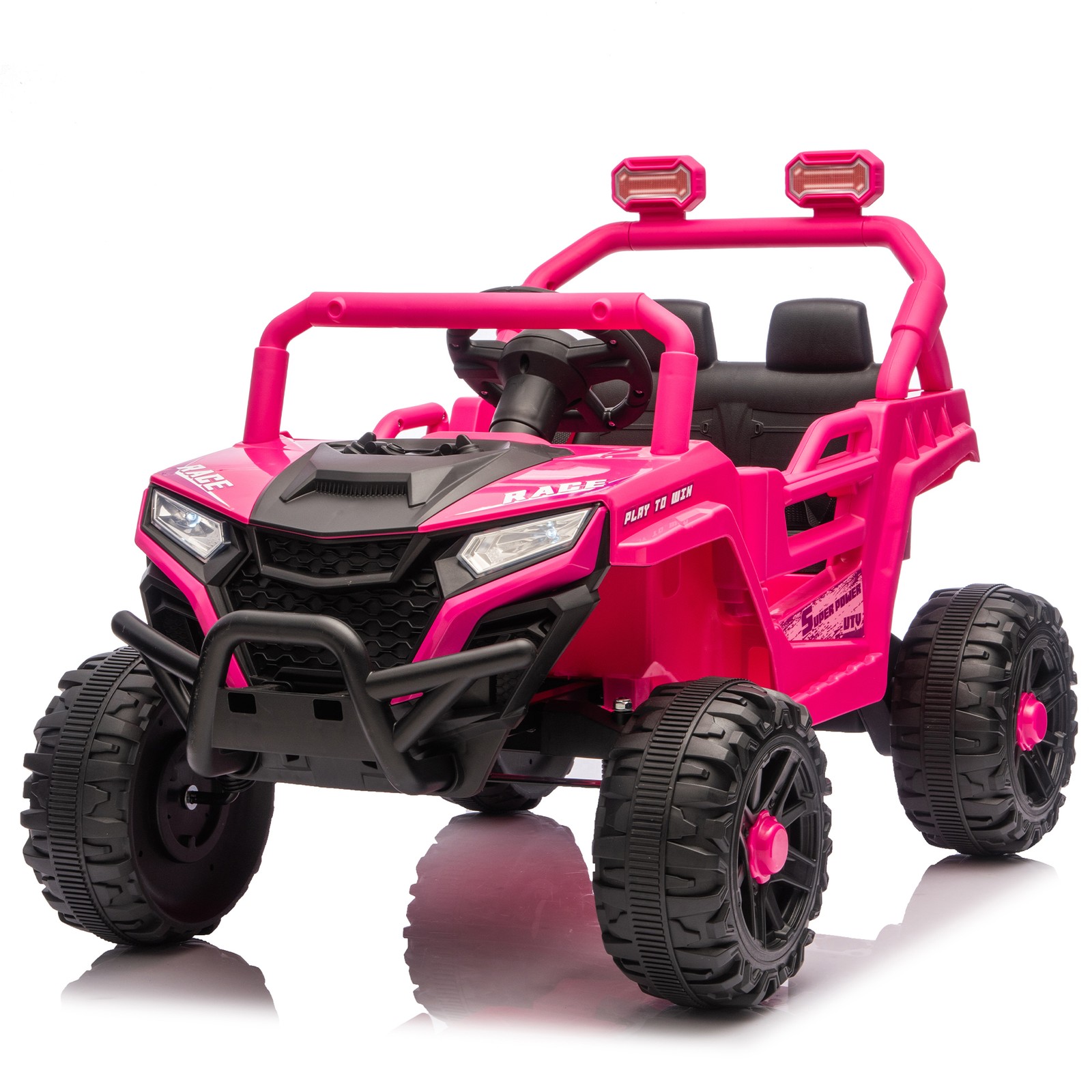 12V Kids Ride On UTV Electric Off-Road Vehicle Toy w/Remote Control for Aged 3-5