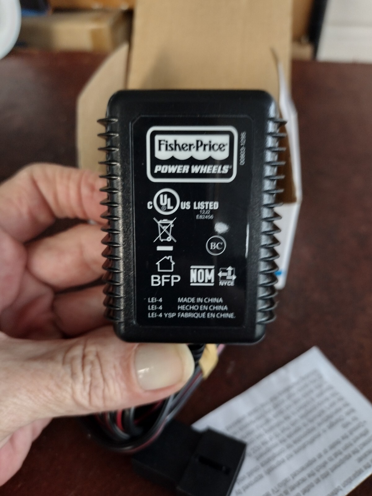 fisher price power wheels charger