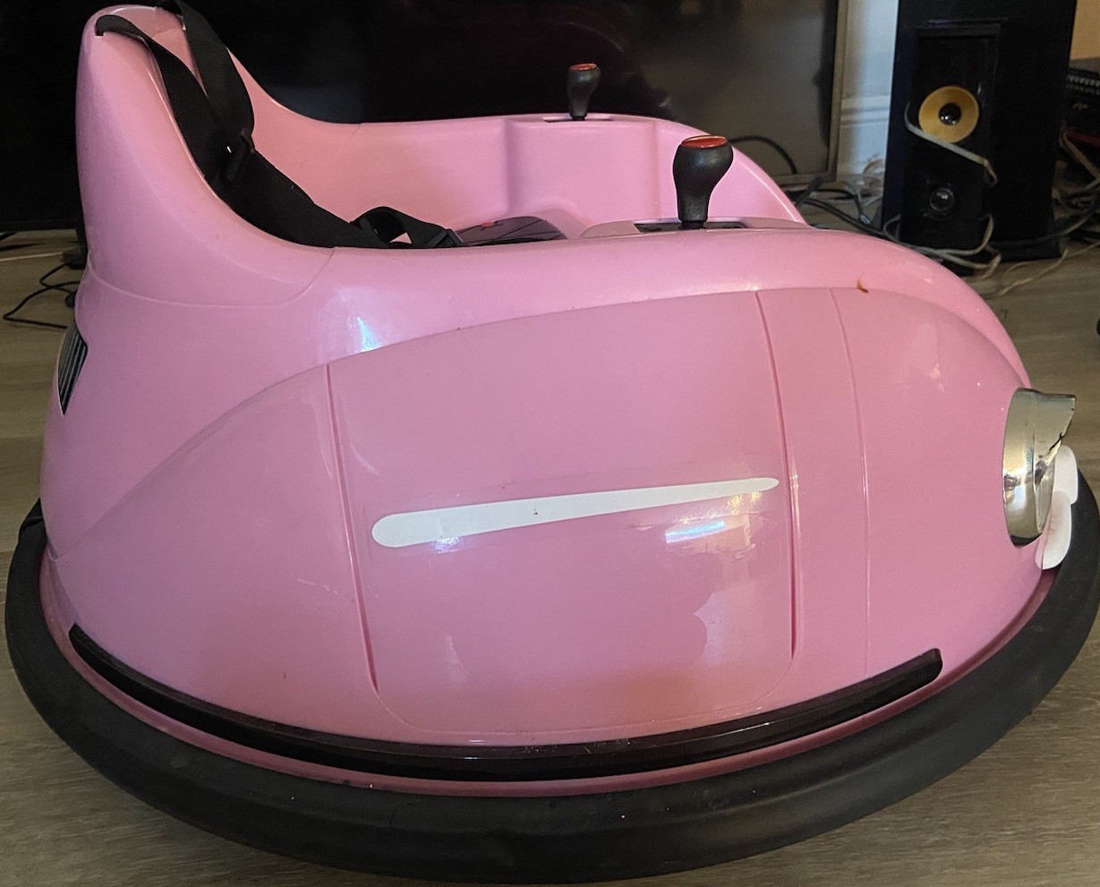 BCP Best Choice Products Kids 6V Ride On Bumper Car Pink – Electric Toy