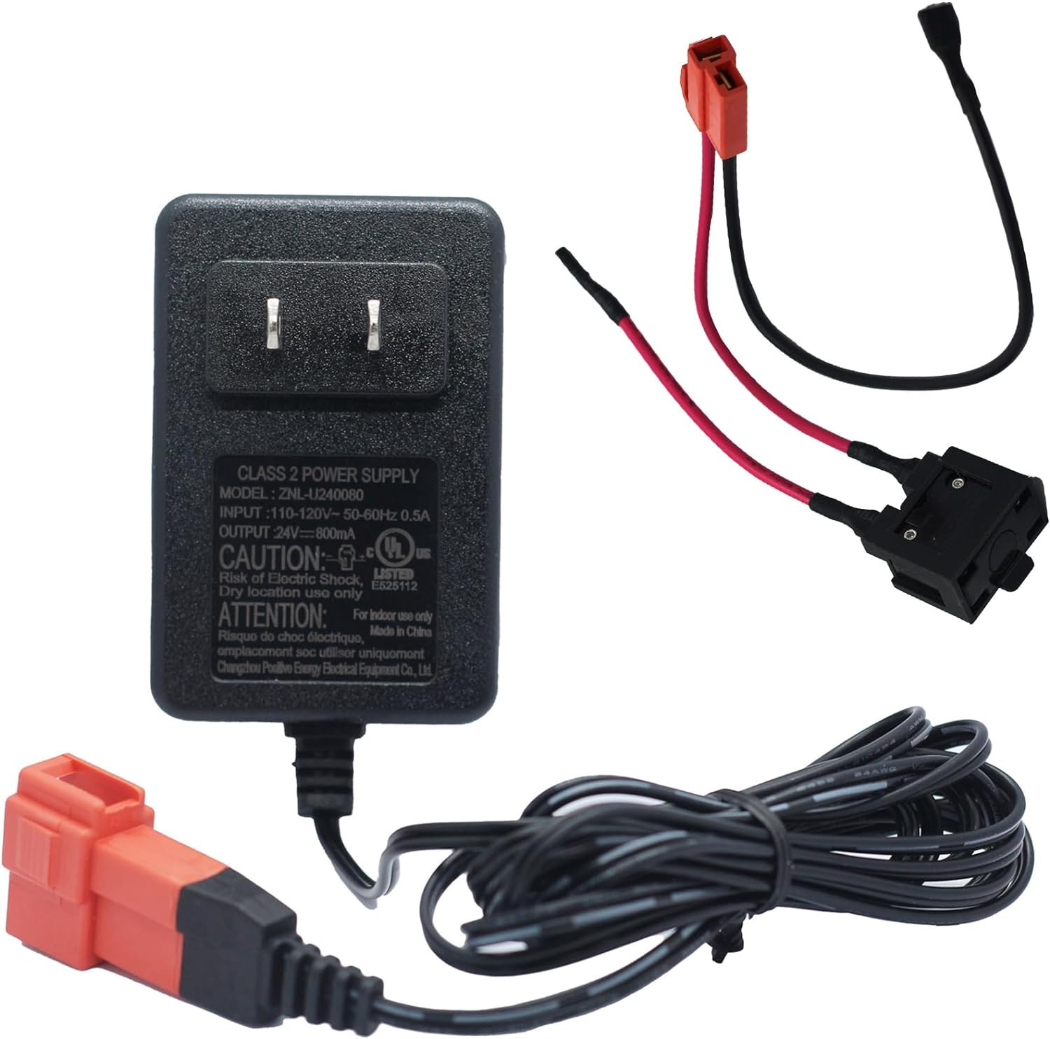 24V Charger for Ride on Toys Car 24 Volt Battery Wire Harness for Kids Electric