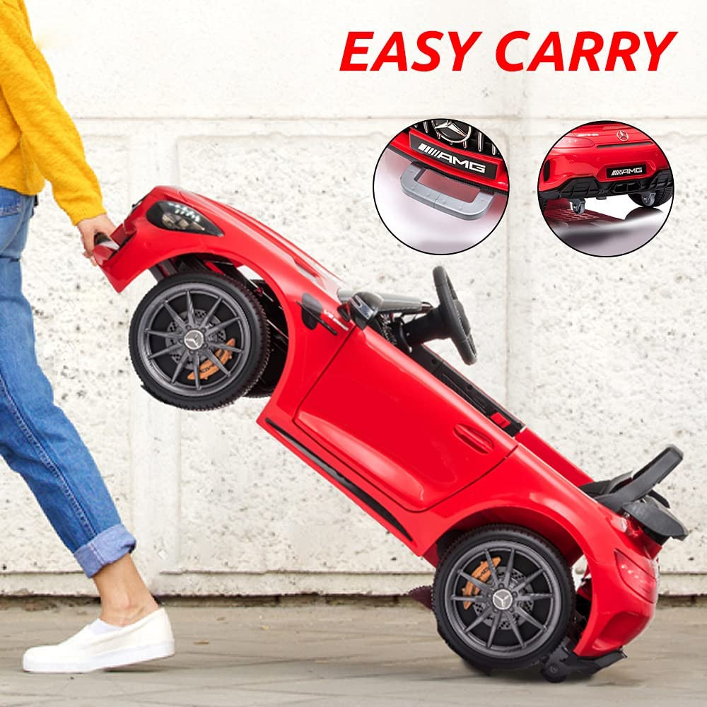 Mercedes Benz Licensed 12V Kids Ride on Car with 2.4G Remote Control , LED Light