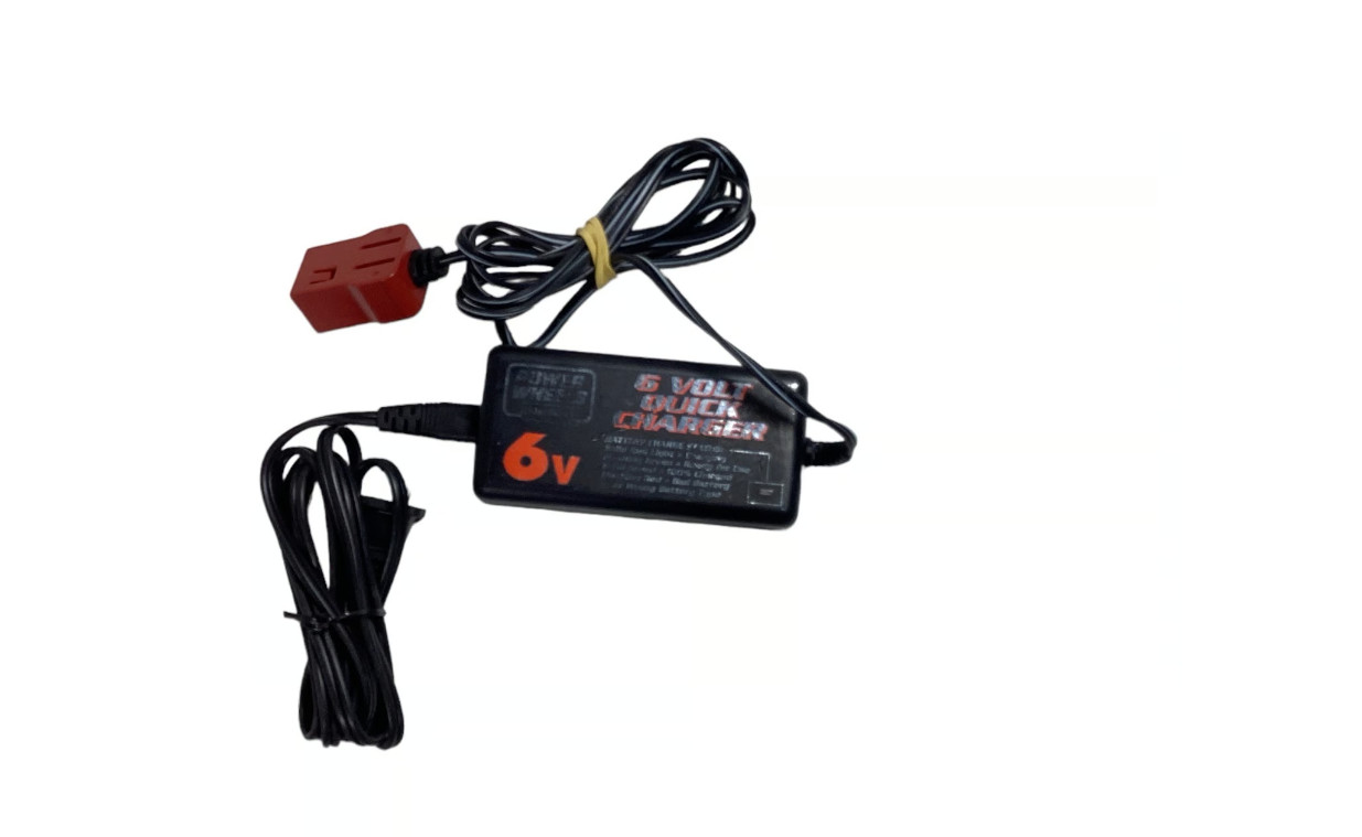 POWER WHEELS FISHER PRICE 6 VOLT QUICK BATTERY 6V FAST CHARGER CAR 00801-1484