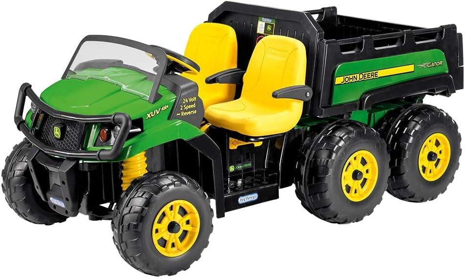 Peg Perego John Deere Gator XUV Ride On Replacement Rear Wheels 2 Pack USA MADE
