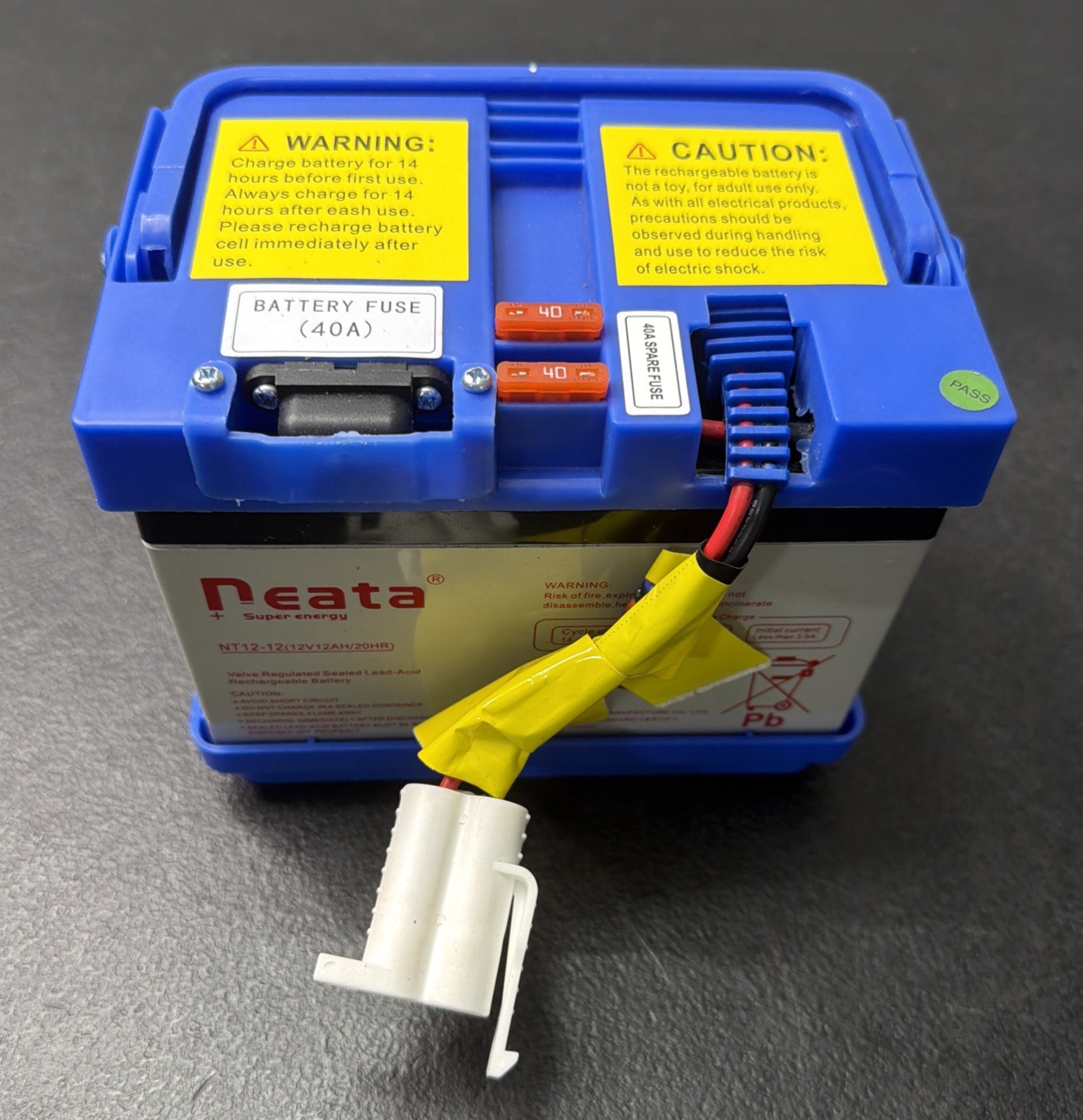 12V Battery Compatibal with for Kids Battery Powered Ride On Action Wheels Di…