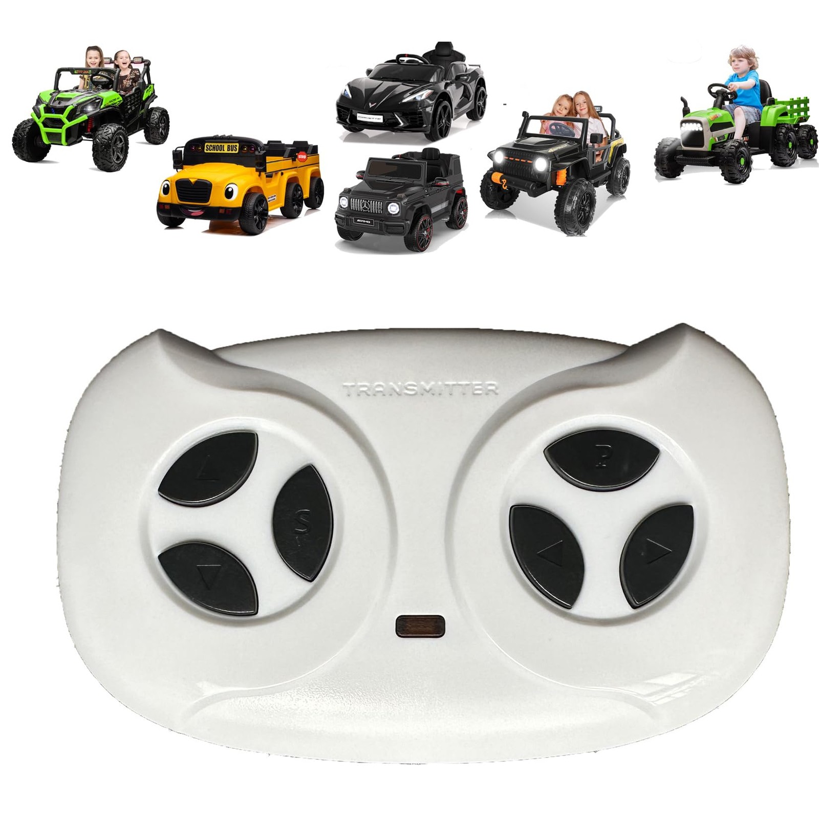 JR1602 FCC 2.4G Bluetooth Remote Control Remote for 12V Ride On Car,Controller T