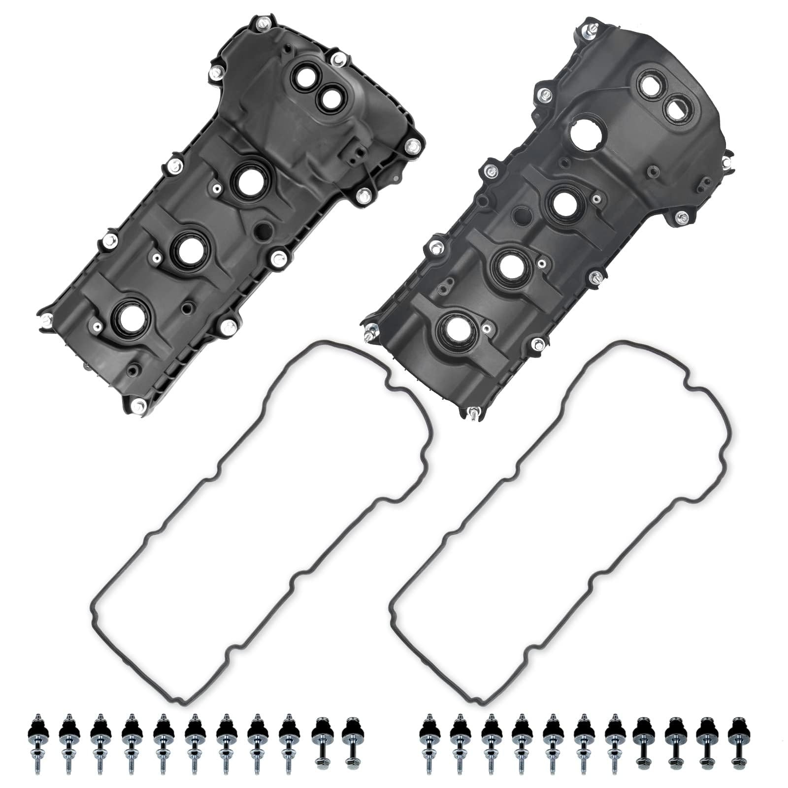 MITZONE Valve Cover Set Compatible with Ford Edge Explorer F-150 Flex Mustang…