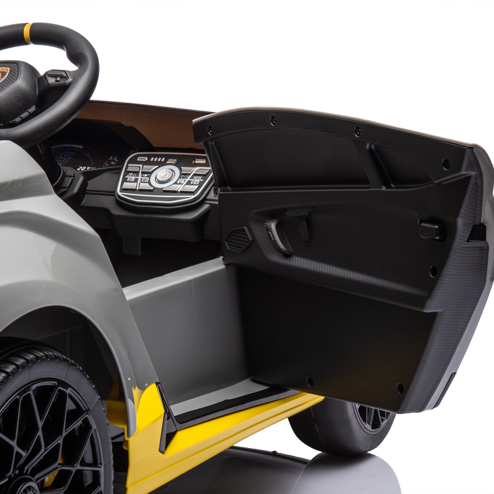 24V Licensed Lamborghini Huracan STO Ride On Super Car 360° Spin Drift LED Music
