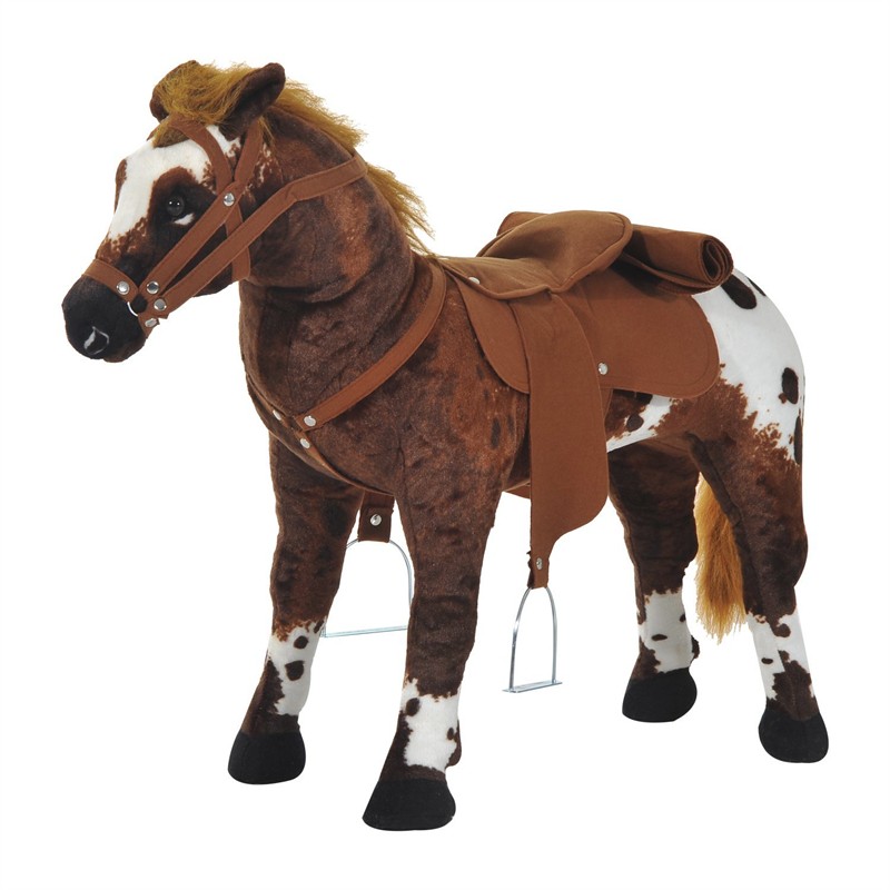 Ride On Horse for Toddlers 3-5 Animal Horse Kids Toy w/ Padding & Sound Making