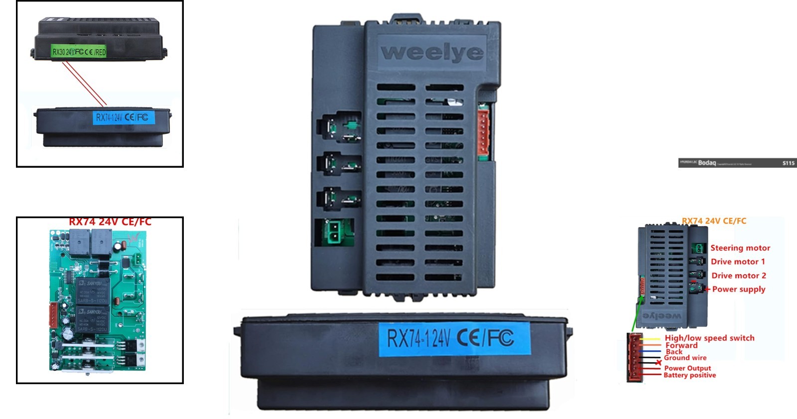 Replace RX30 with Our Advanced 24V Bluetooth Control Box for Ride-On Cars