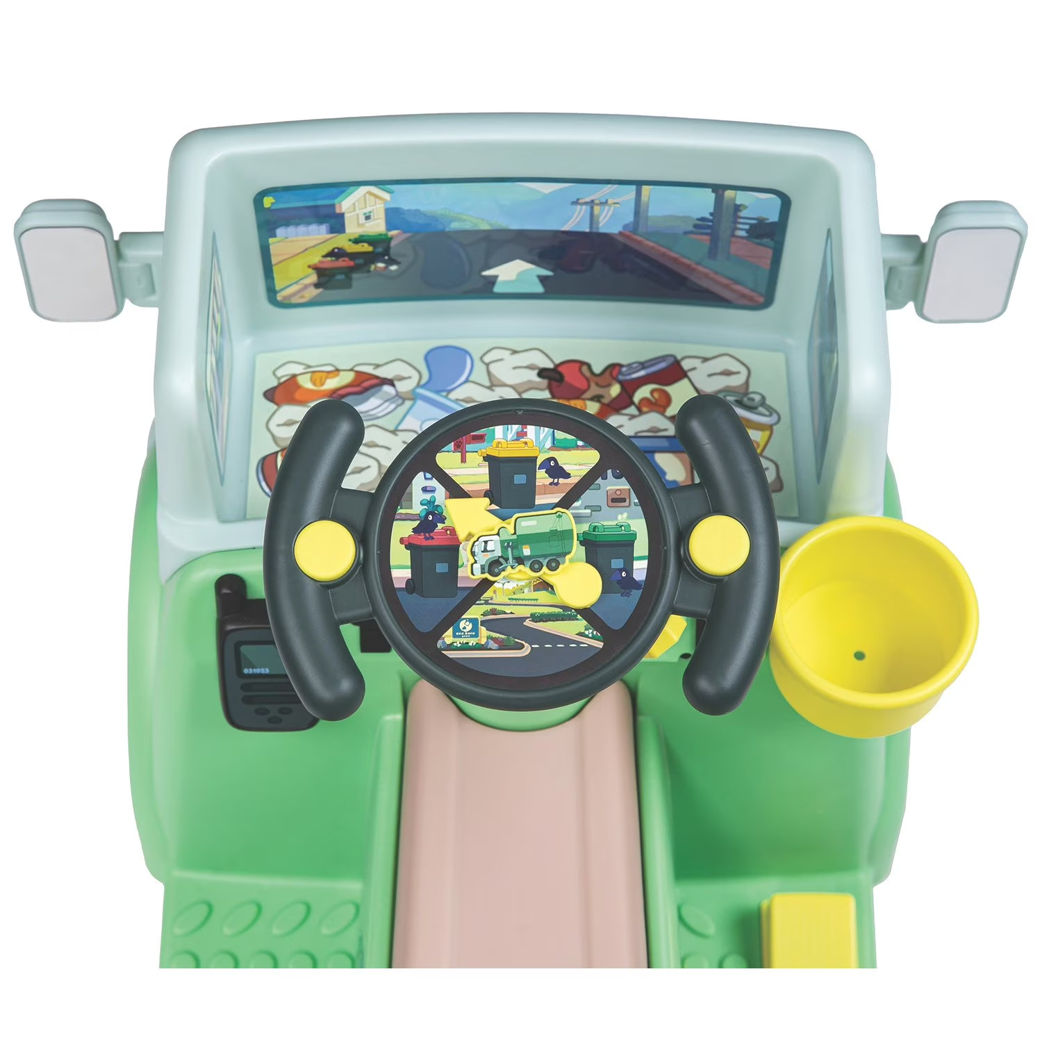 Bluey 6V Garbage Truck Ride-On Free Shipping