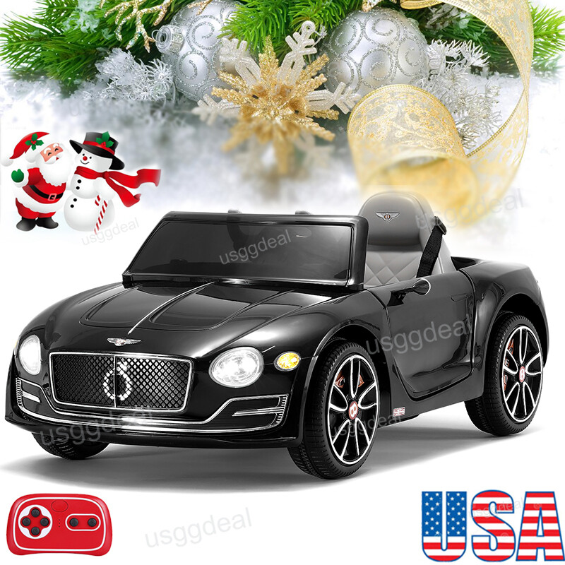 12V Kids Ride On Car Licensed Bentley Style Vehicle Toys Gifts w/Remote Control