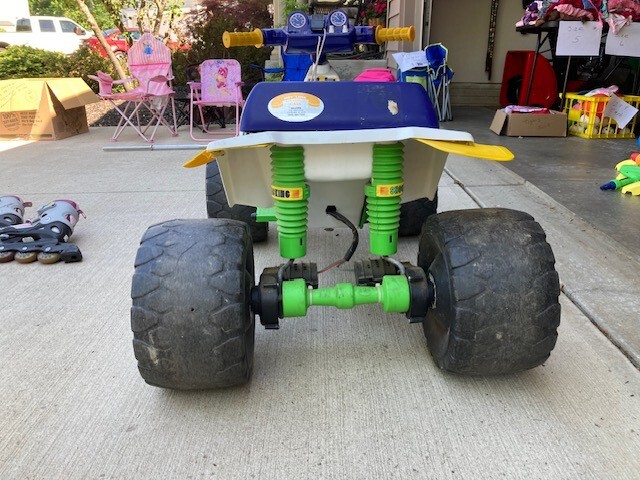 VINTAGE Working Kawasaki Ninja Power Wheels Powered Ride-On Car Vehicle RARE