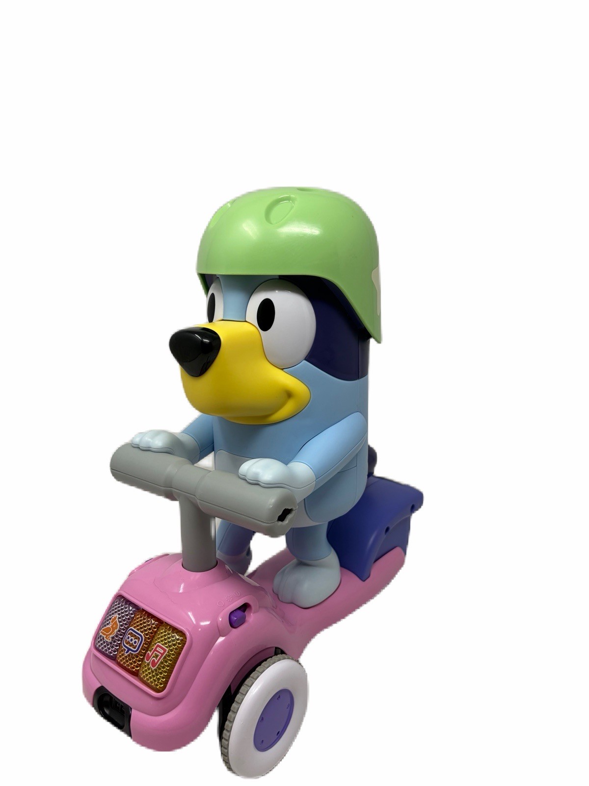 VTech SCOOTER TIME BLUEY DOG interactive toy w/ motion light sound games