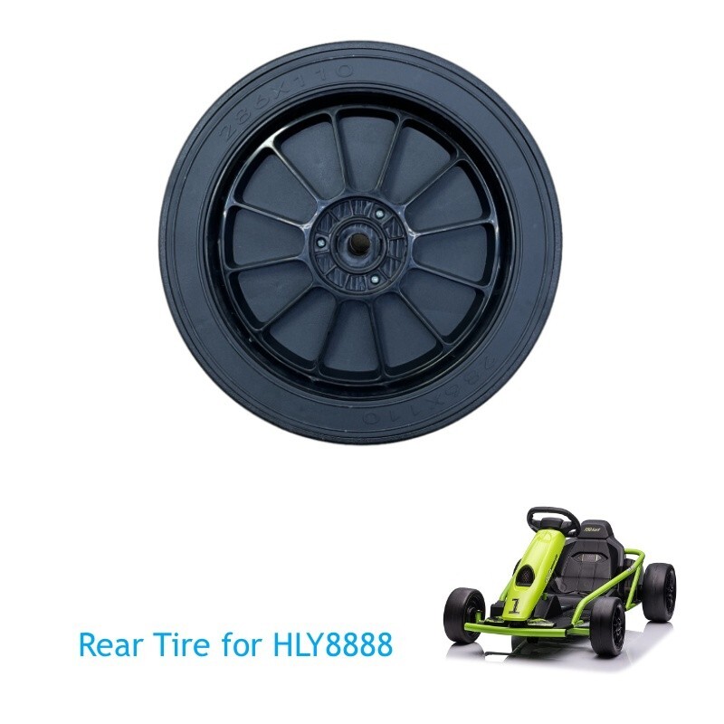 FRONT REAR RUBBER TIRE FOR HLY8888 KIDS RIDE ON GO-KART TOY CAR REPLACEMENT