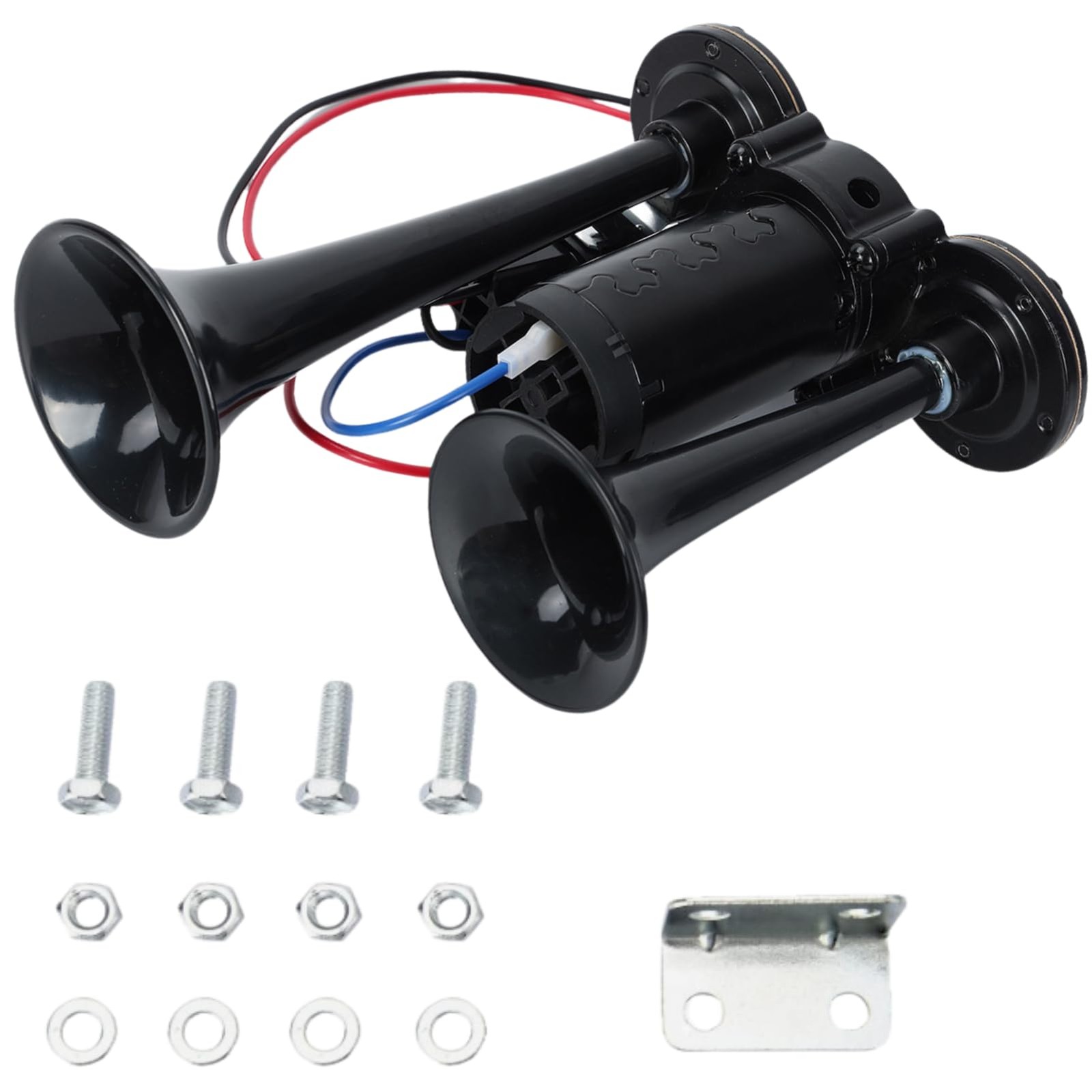 600DB Super Loud Dual Electric Air Horns Kit for Vehicles – With Compressor, App