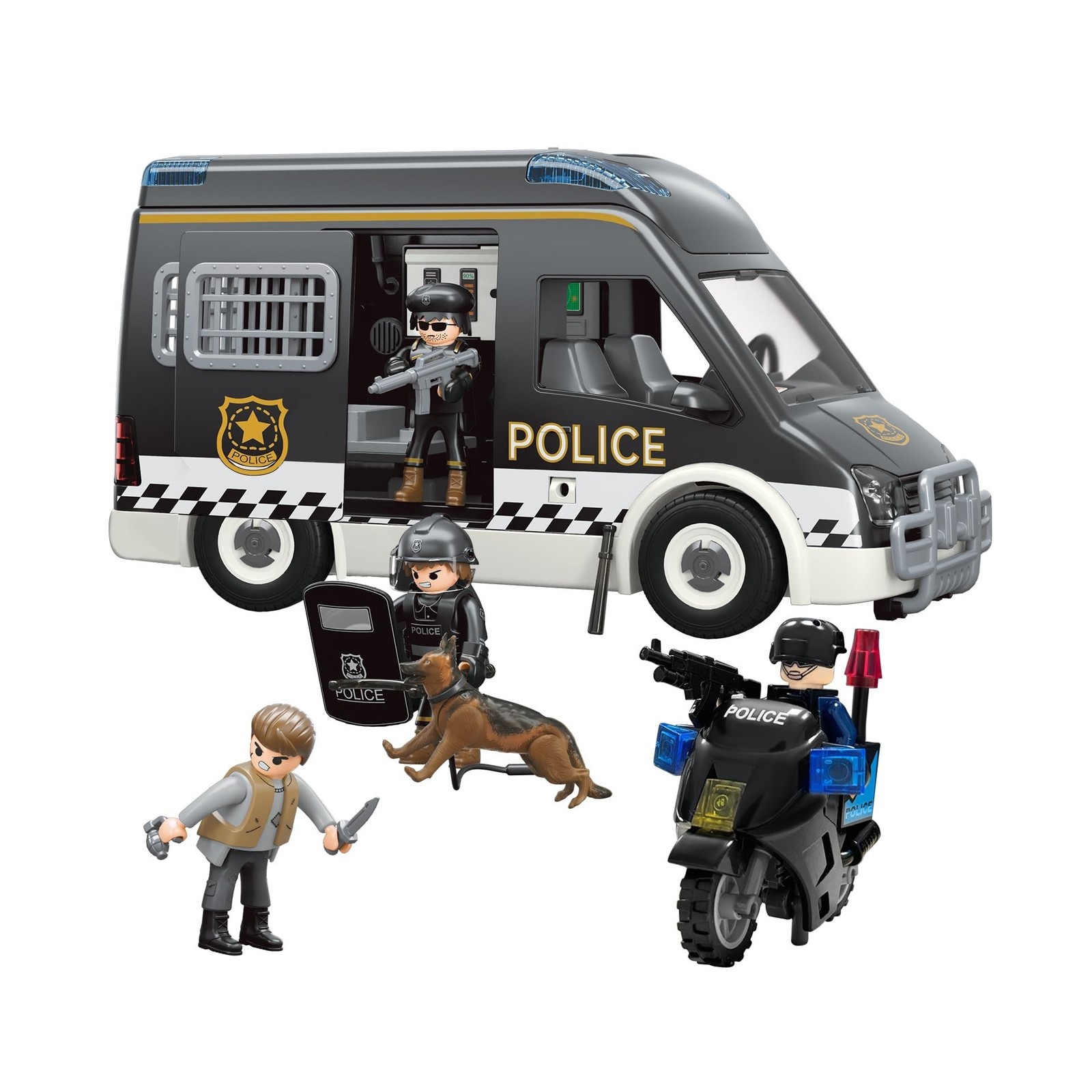 Police Car Toy Truck for Kids 3-8, Large Toy Cars with Lights &… FAST USA SHIP