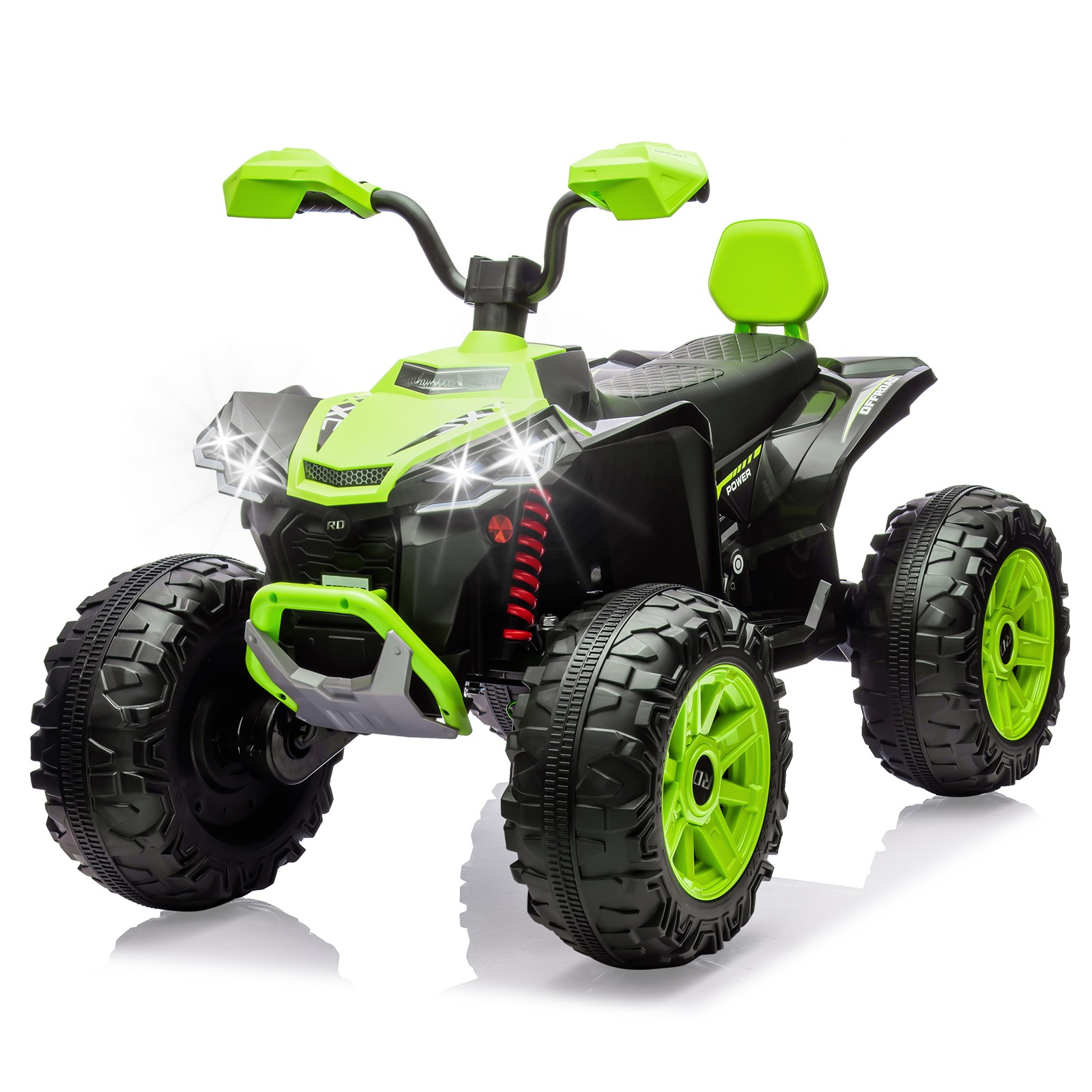 24V Two Seater Electric ATV 550W Motor High Low Speed LED Light Ride On Toy