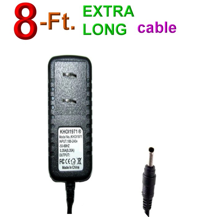 8FT WALL Charger AC adapter for TY324103GN Costway MP3 ride on truck jeep car