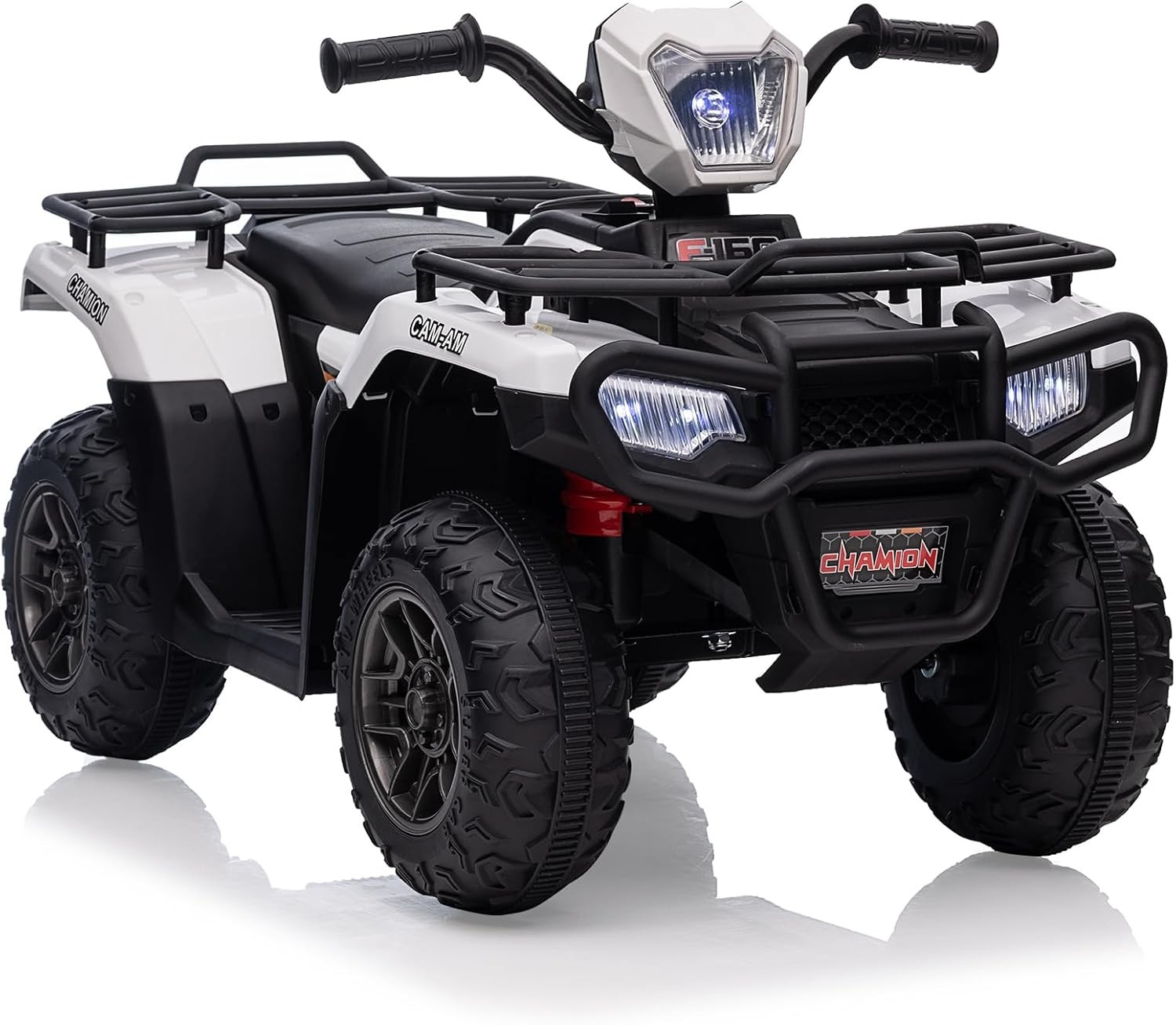 12V Kids Ride-On ATV Electric Vehicle for Toddlers 2 Speed LED Lights Music USB