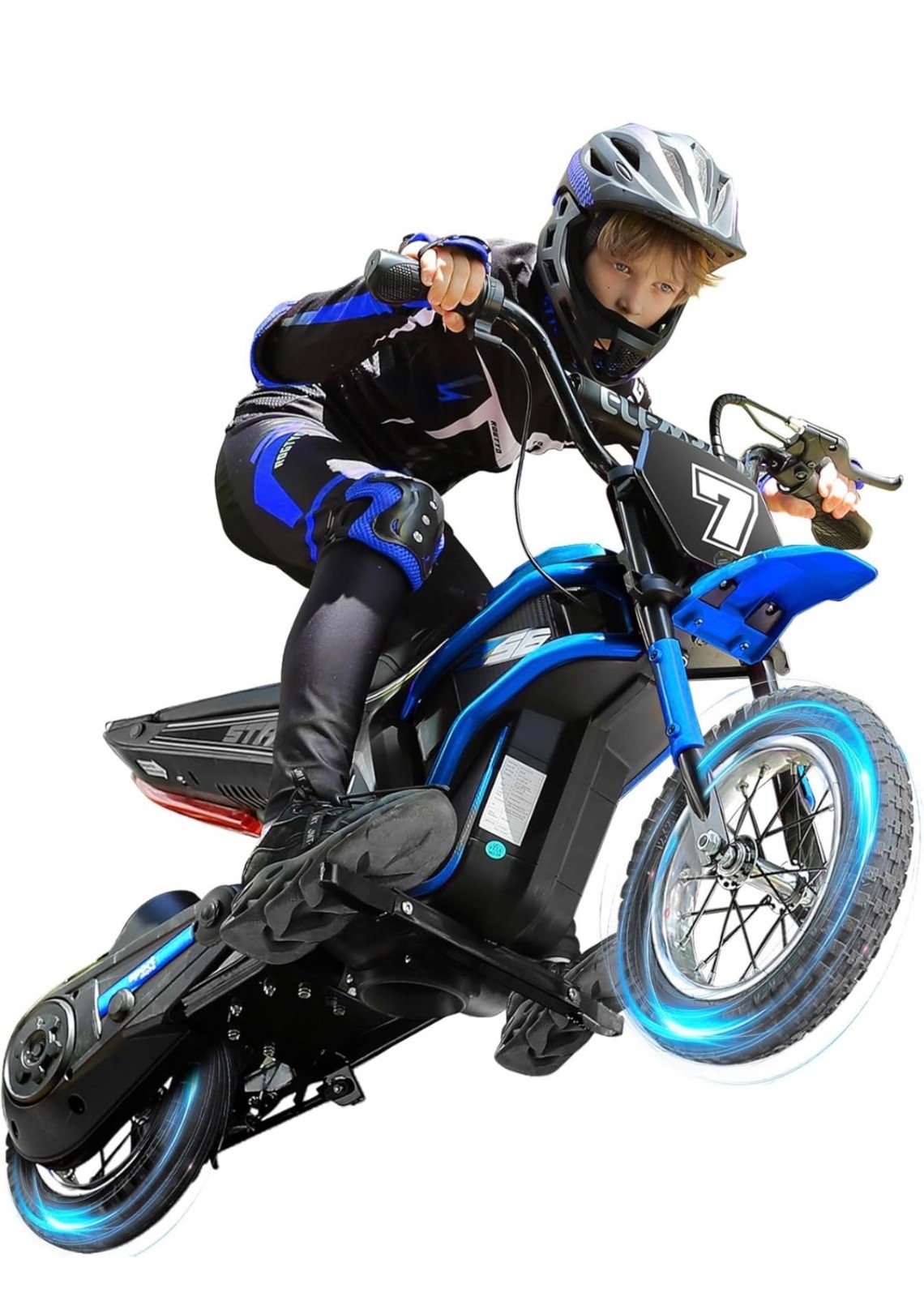 24V Kids Electric Motorcycle Aprilia Licensed&Dirt Bike Speed 6-12mph for Age 3+