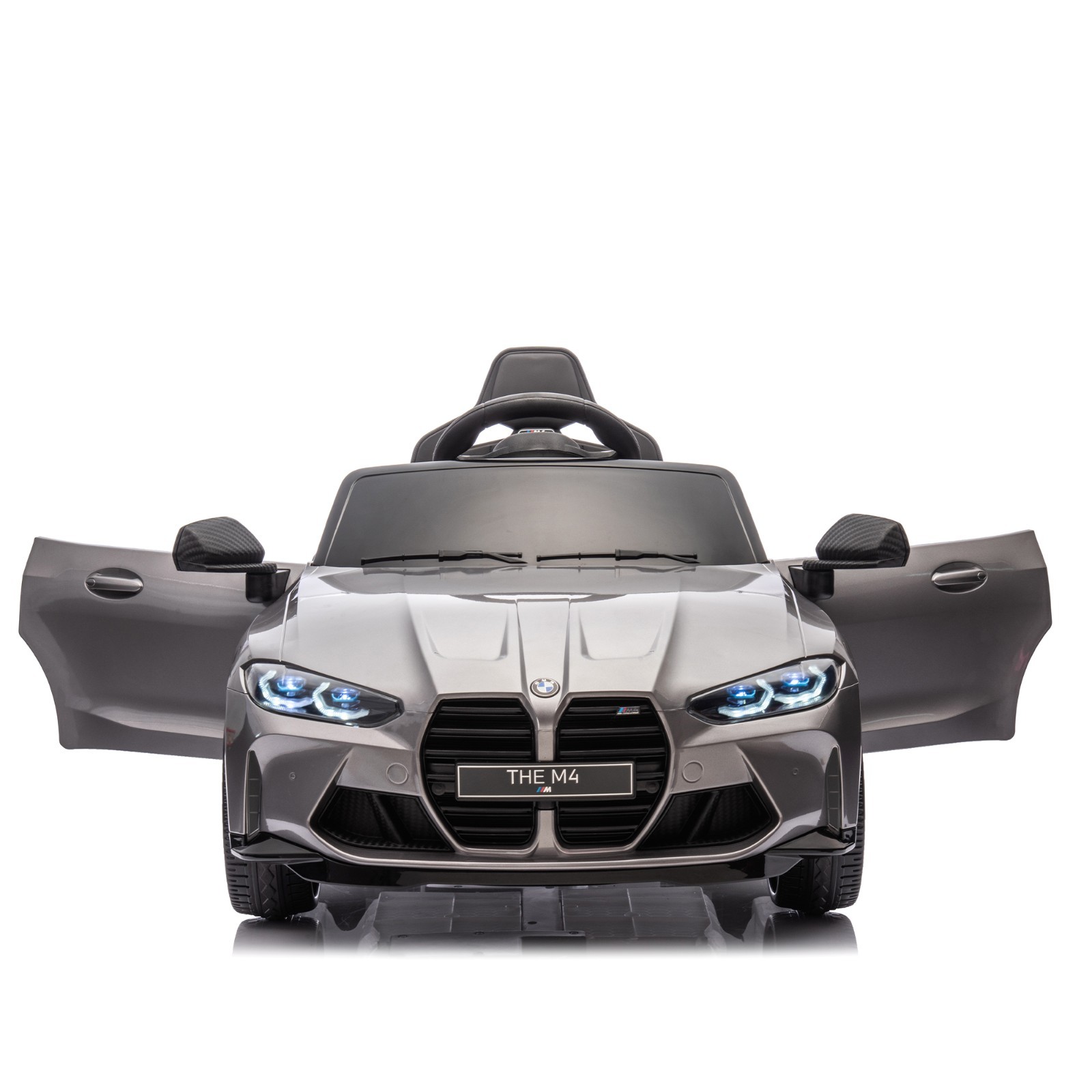 Licensed BMW M4 Electric Ride-On Car 24V Truck with Remote Control for Kids 3-5