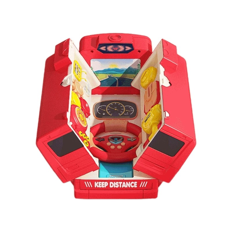Baby Steering Wheel Toy Musical Lighting Early Learning Educational Toy
