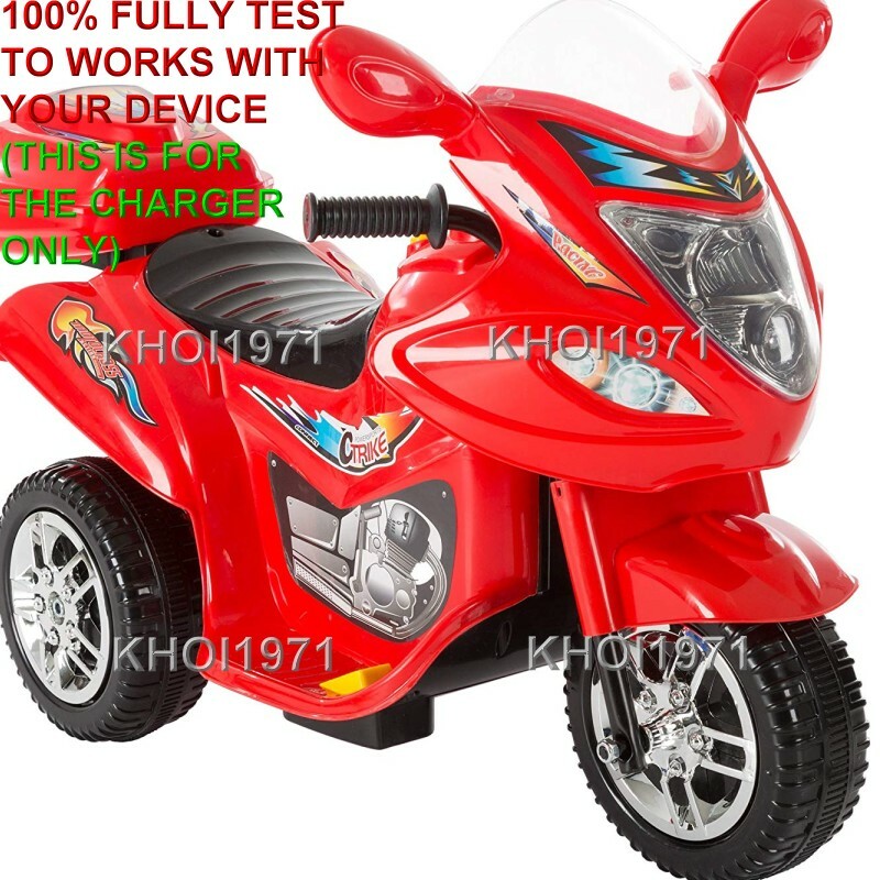 WALL charger AC adapter FOR 80-FL238D-R QVC Lil RIDER Trike bike 3-WHEEL ride on