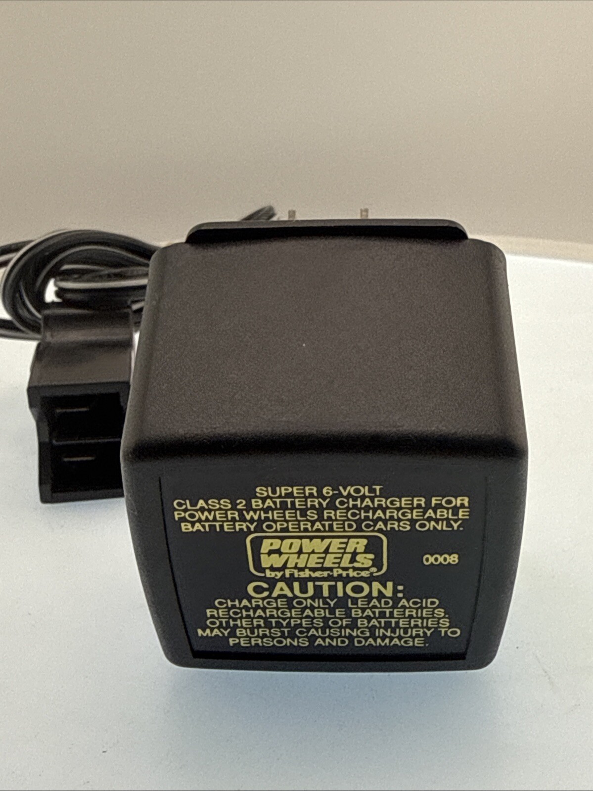 Power Wheels Super 6 Volt Battery Charger Class 2 model BC-120-61200