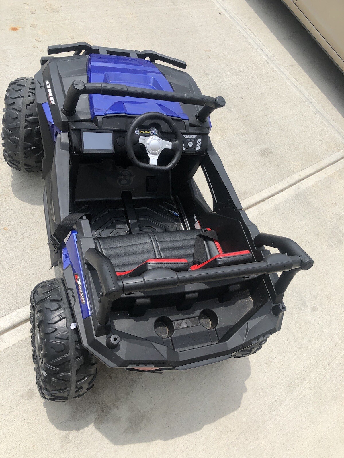 24V Kids UTV Ride on Car Electric Toys 2 Seater 4WD Off-Road 4 Wheeler Quad #