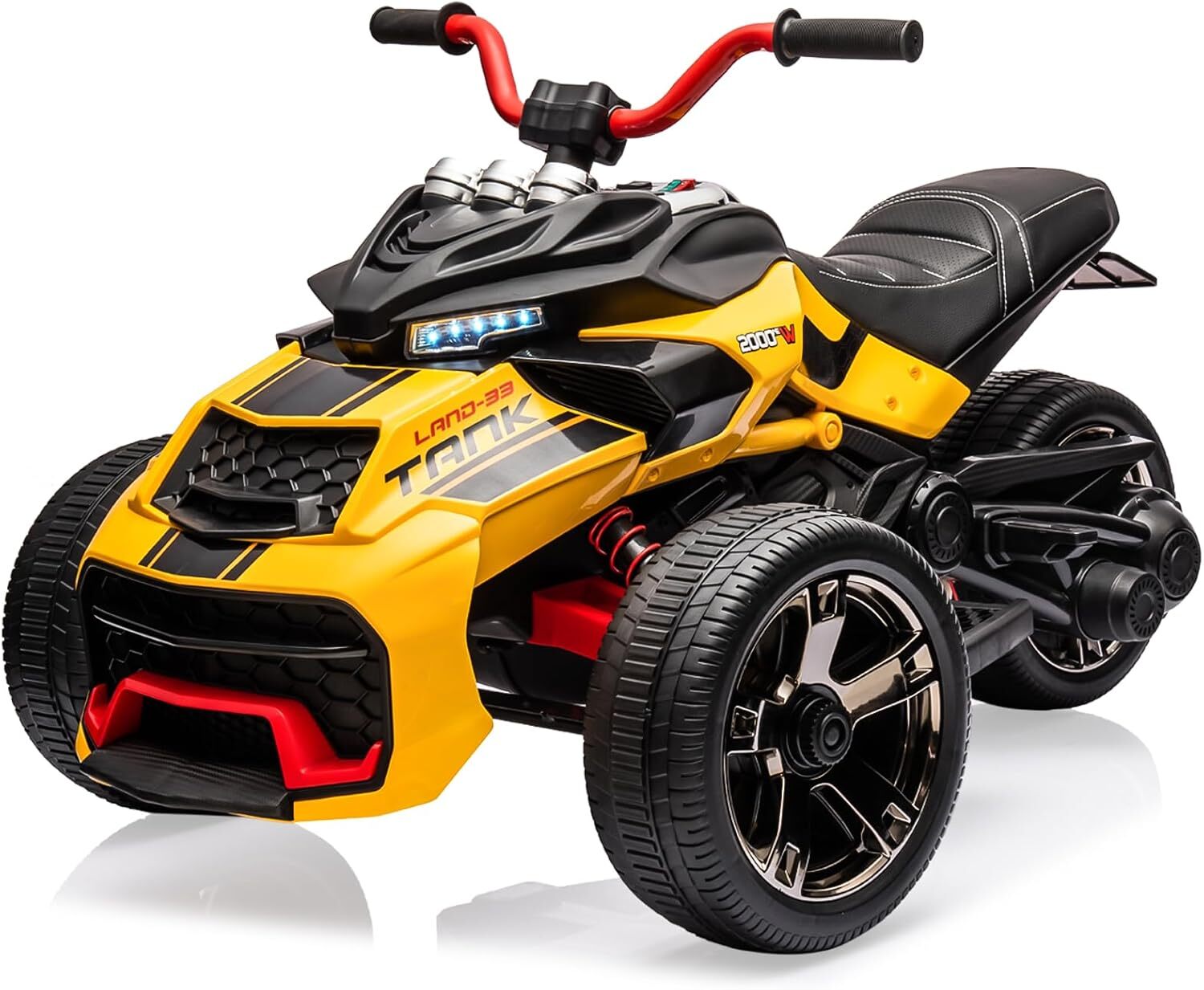 12V Kids Ride On ATV Electric Car Toy Battery Powered Toddler 3-Wheeler Gift